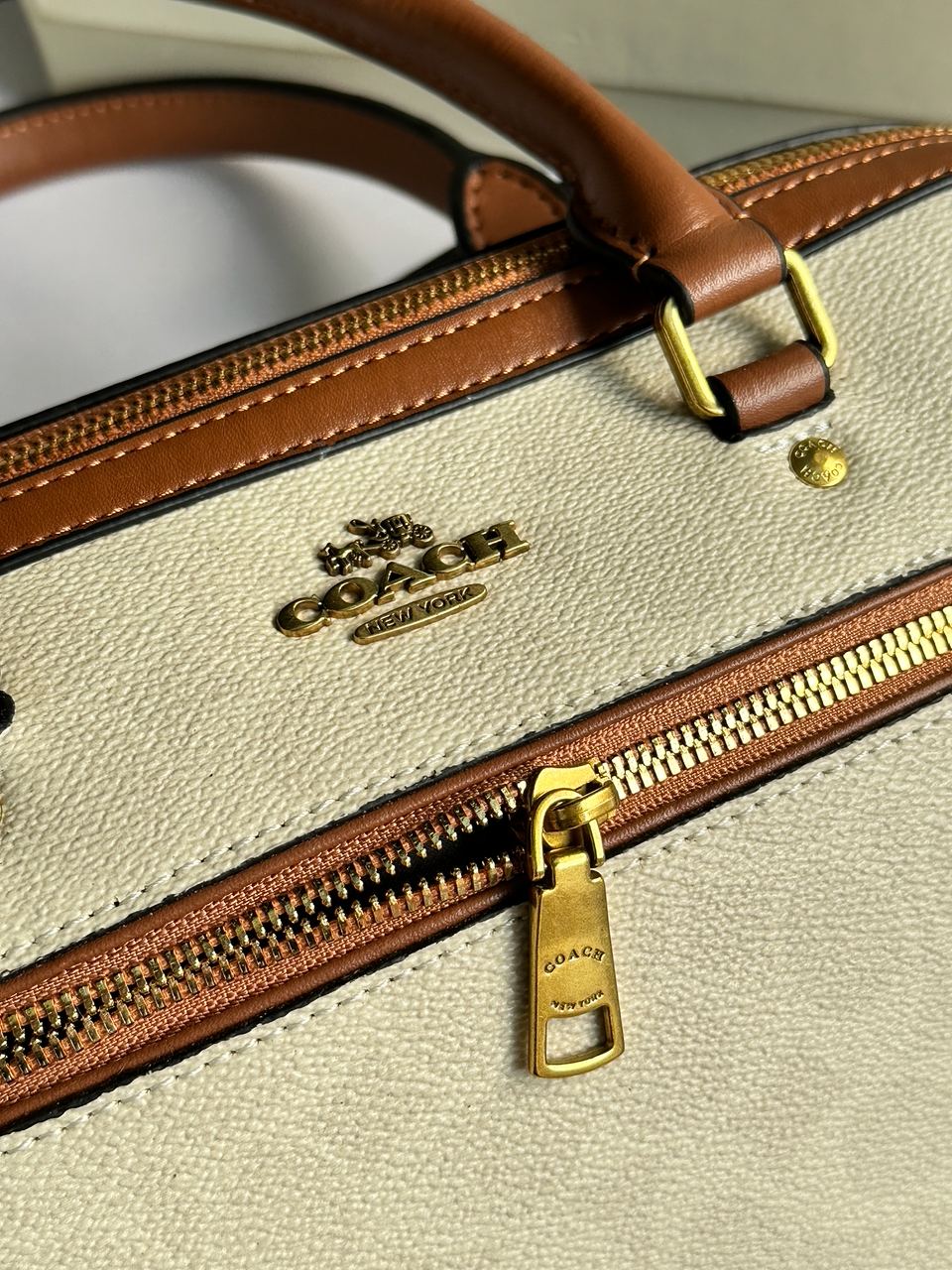 Coach Rowan Satchel In Signature Canvas - 11
