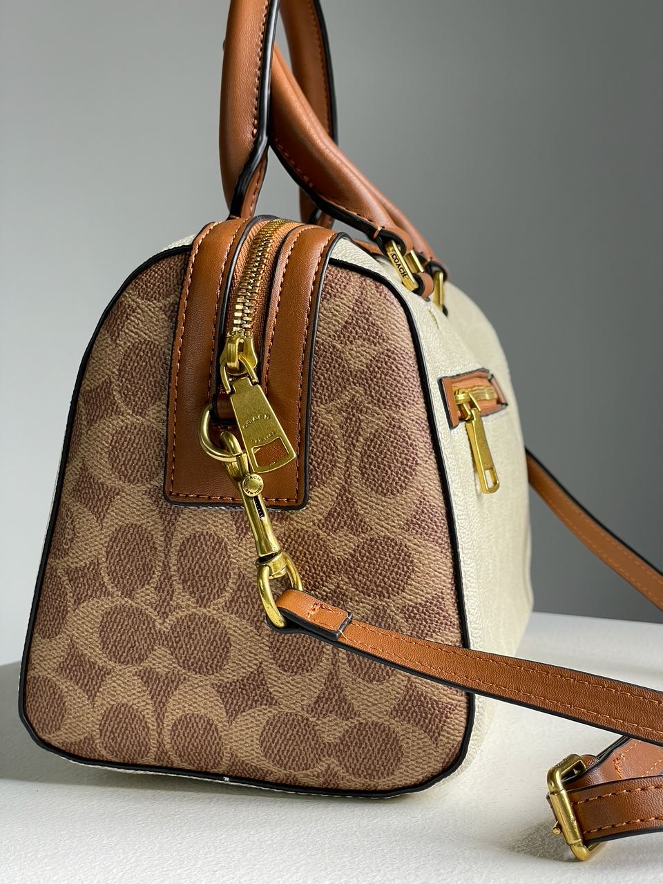 Coach Rowan Satchel In Signature Canvas - 17