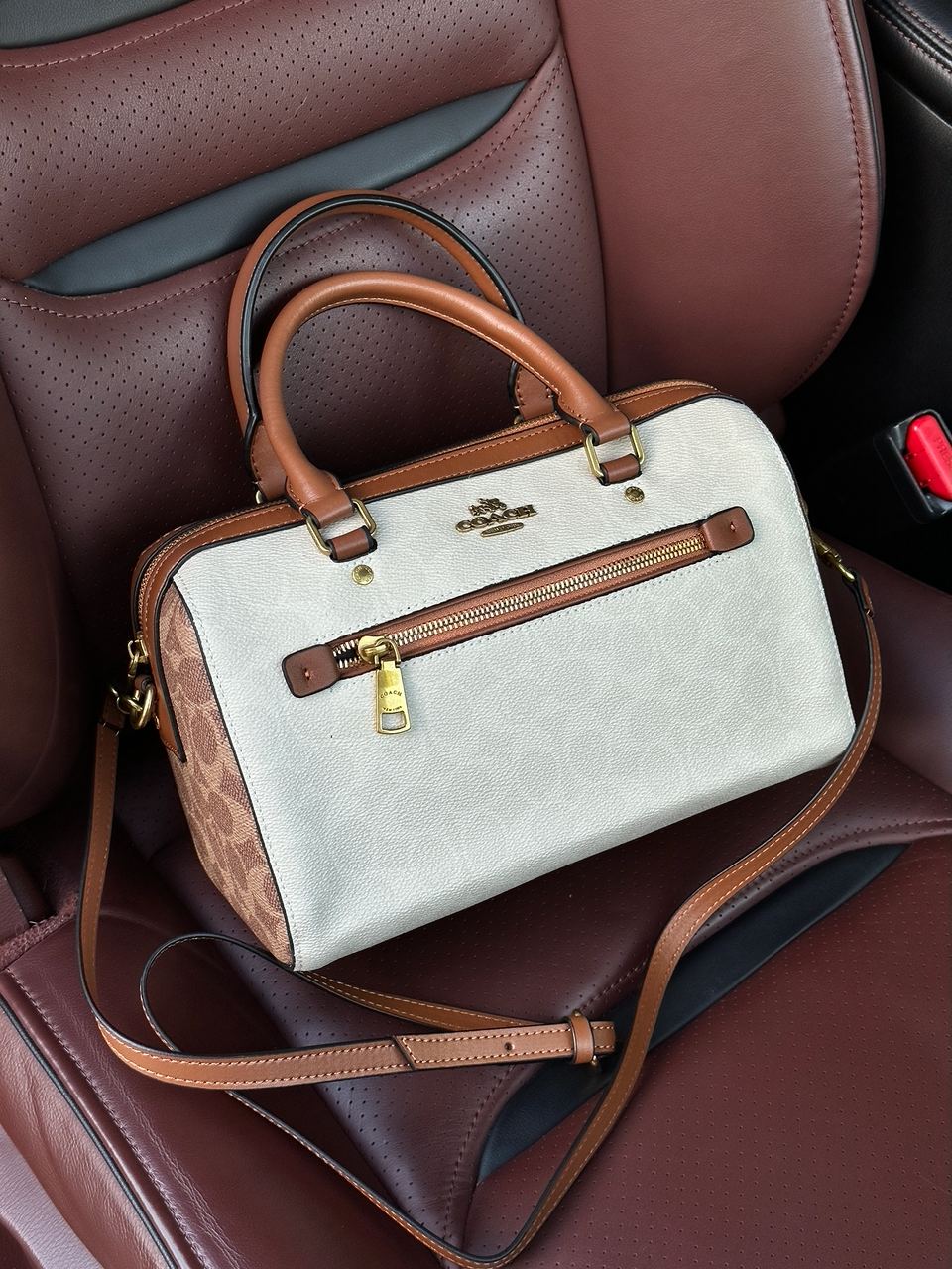 Coach Rowan Satchel In Signature Canvas - 4