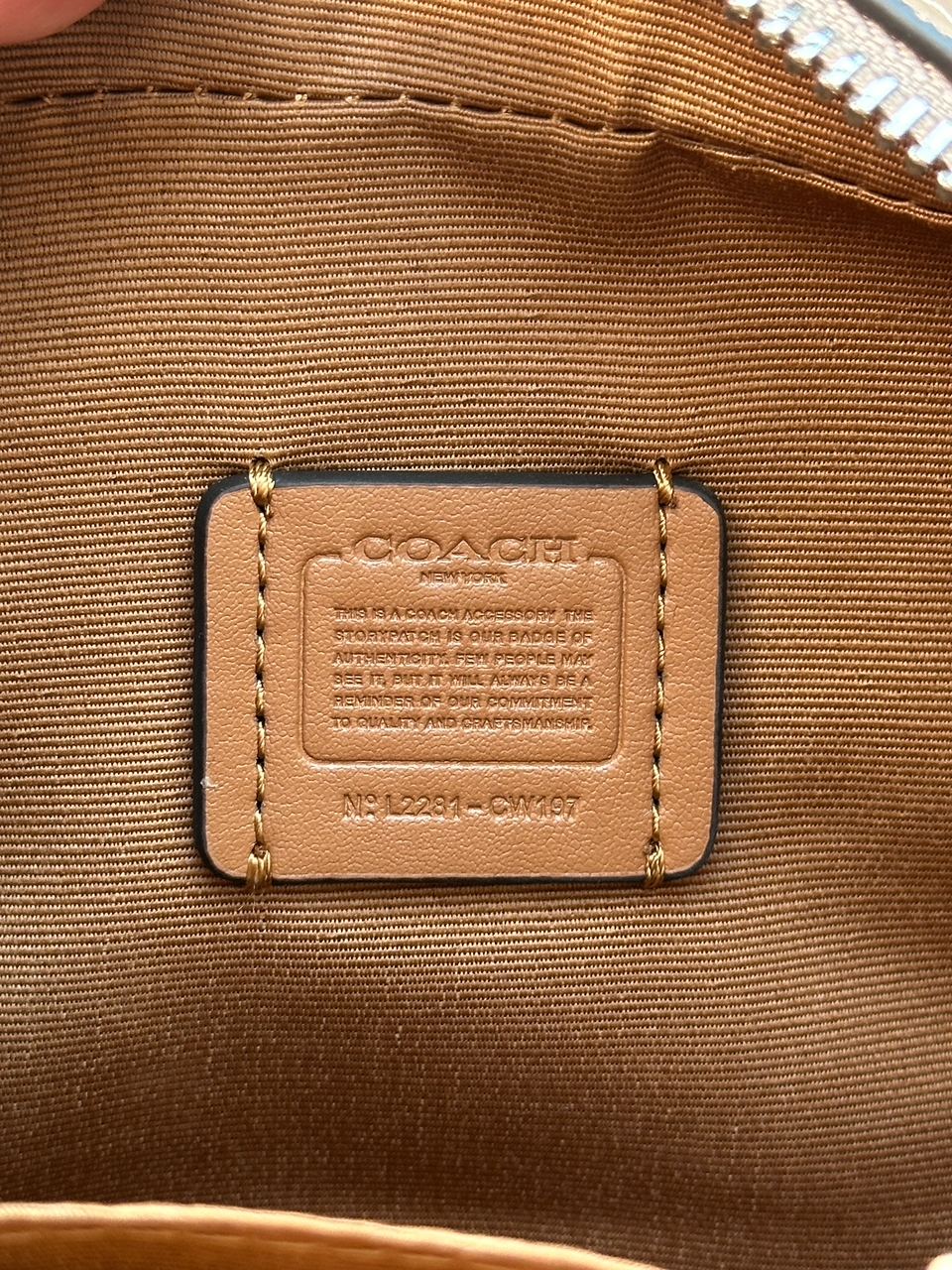Coach Satchel Crossbody In Signature Beige - 10