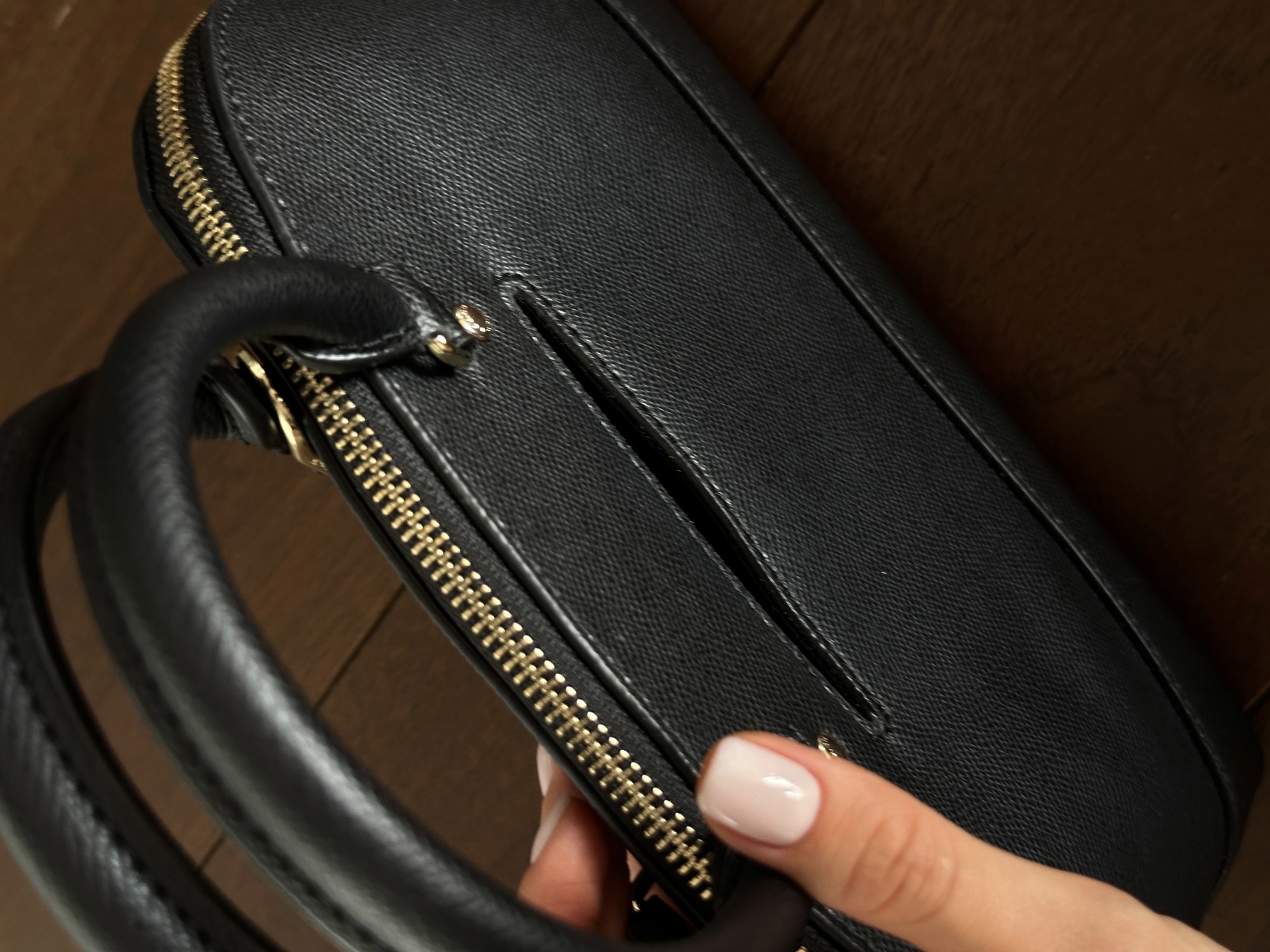 Coach Sierra Satchel Black [крафтова коробка] - 3