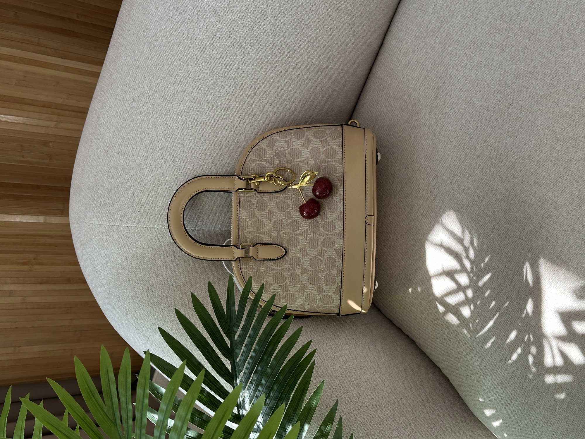 Coach Sierra Satchel In Signature Canvas Beige - 13