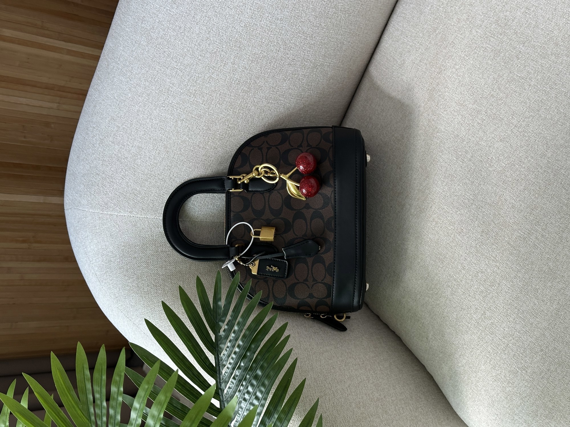 Coach Sierra Satchel In Signature Canvas Brown - 14