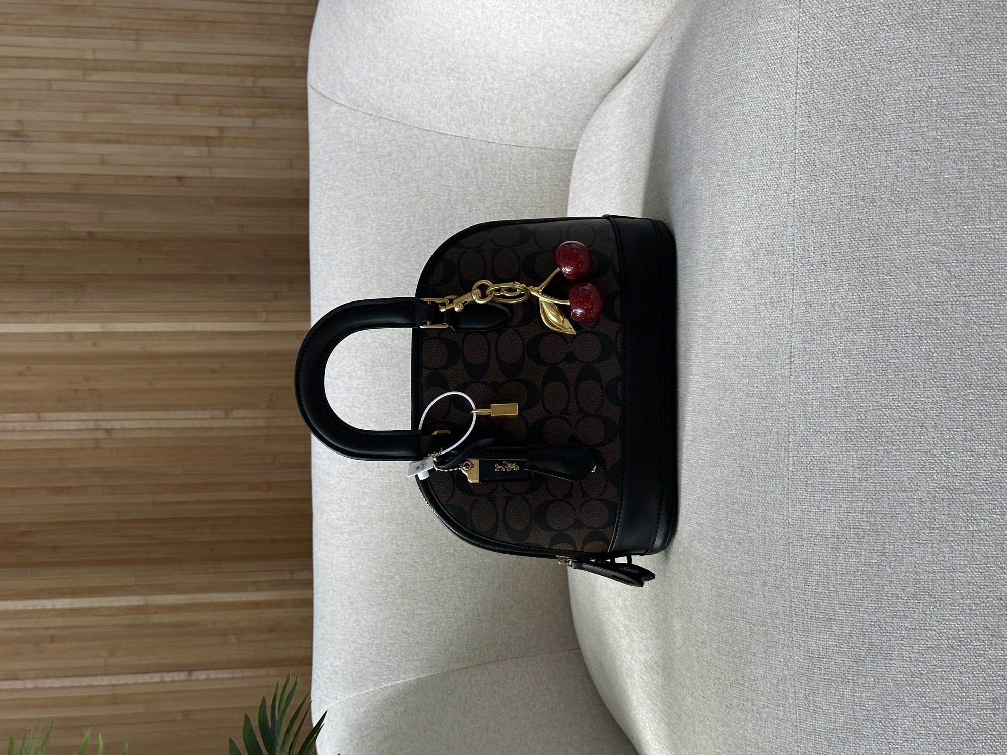 Coach Sierra Satchel In Signature Canvas Brown - 15