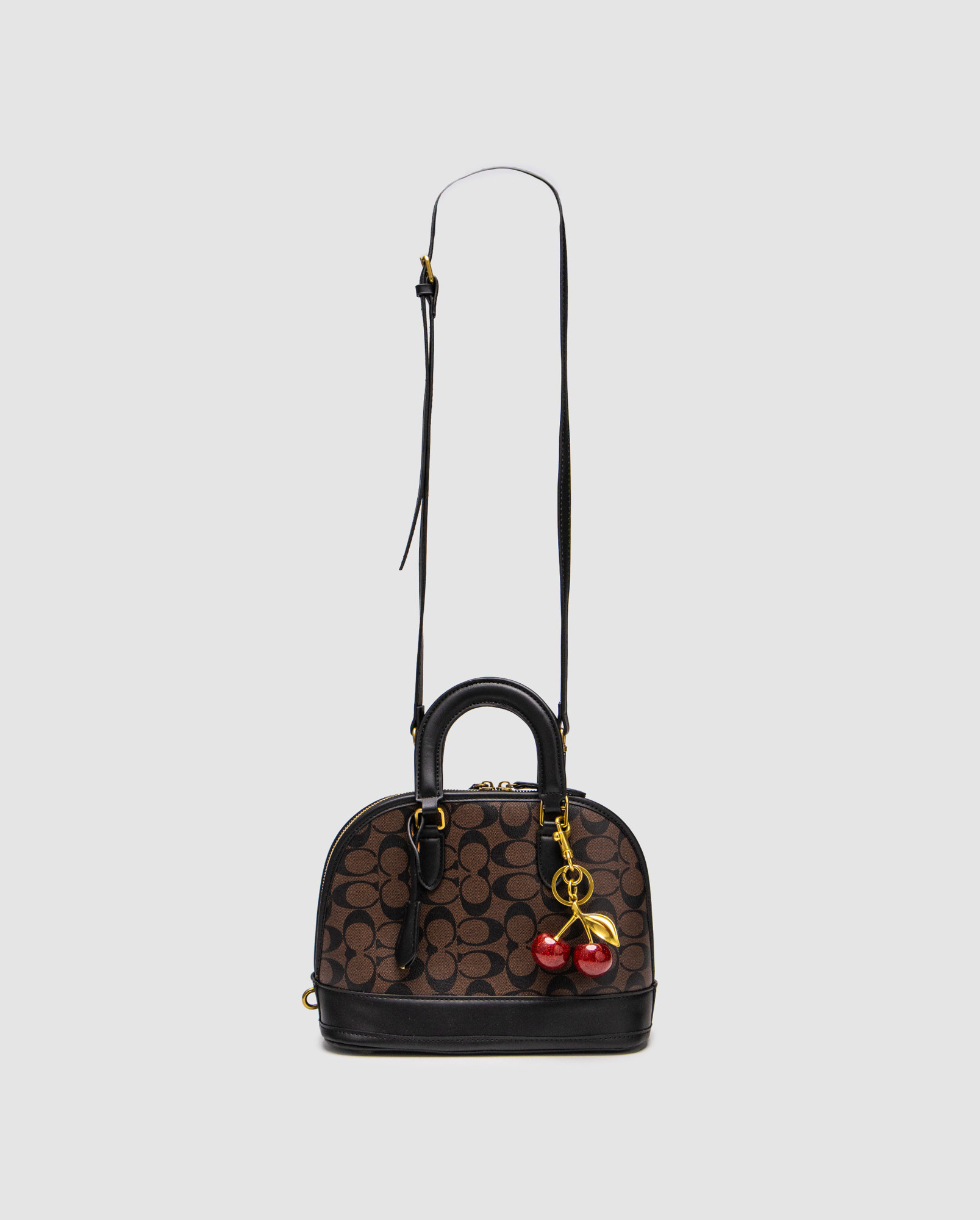 Coach Sierra Satchel In Signature Canvas Brown - 3