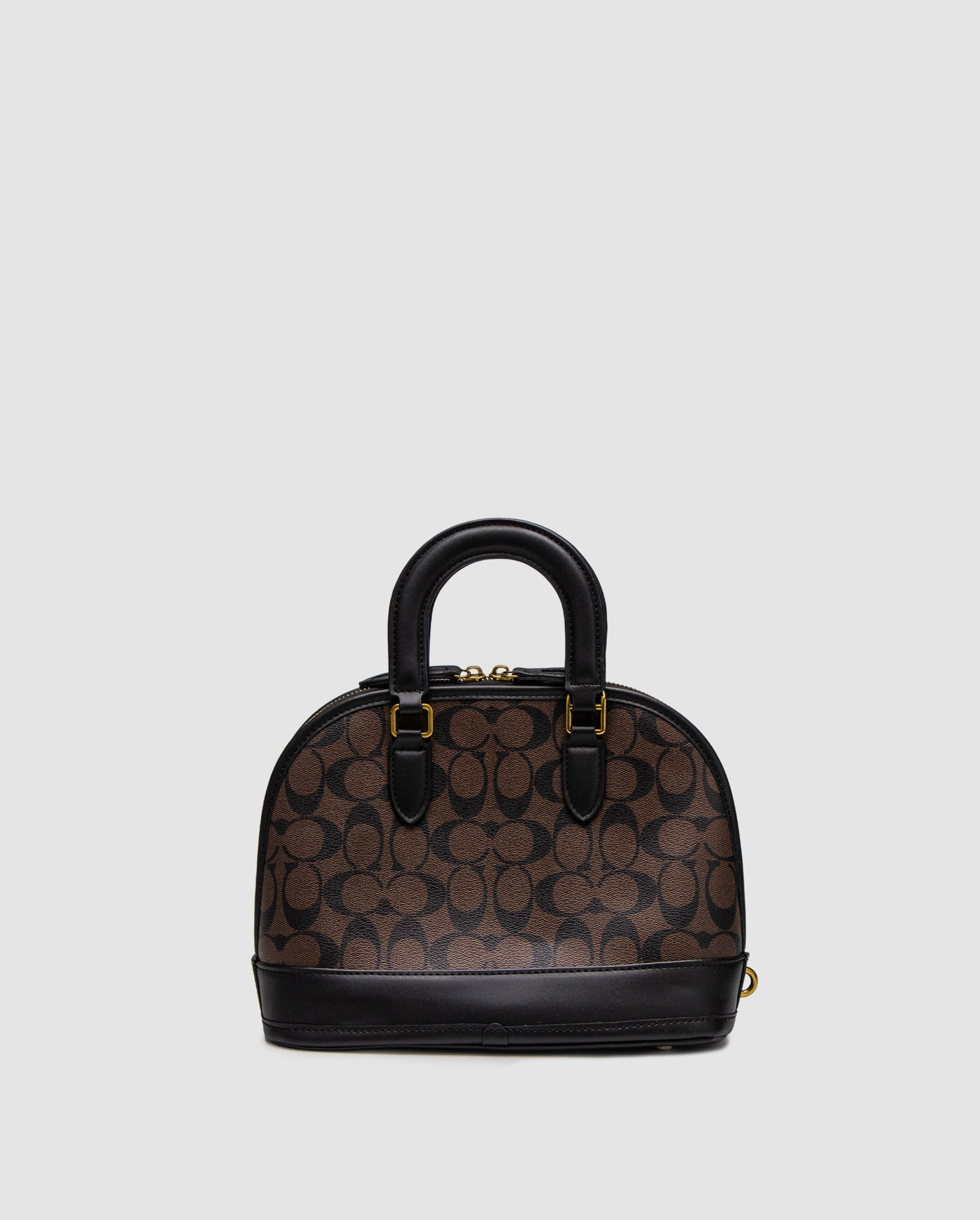 Coach Sierra Satchel In Signature Canvas Brown - 2