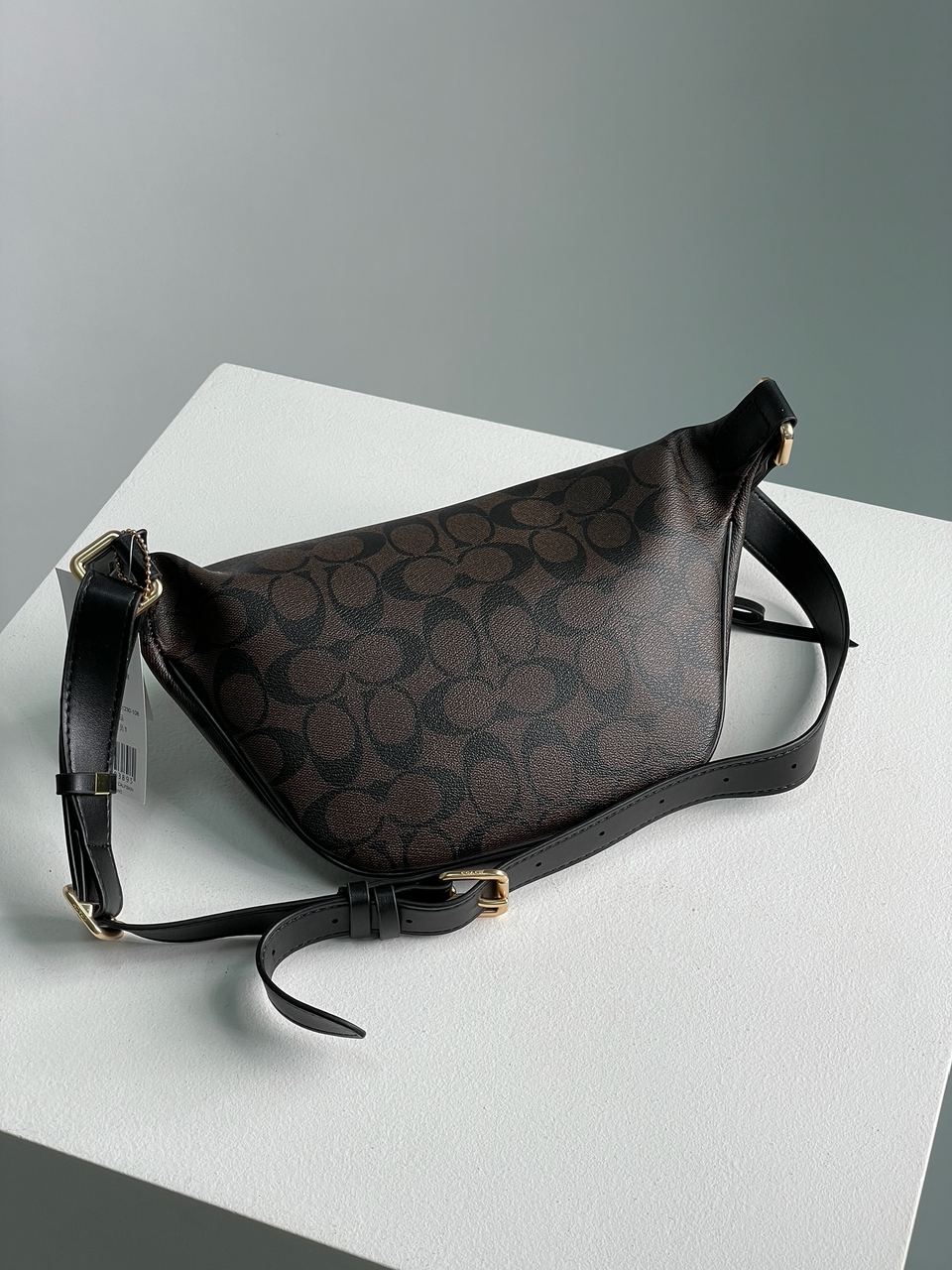 Coach Signature Belt Bag Fanny Pack Brown - 12