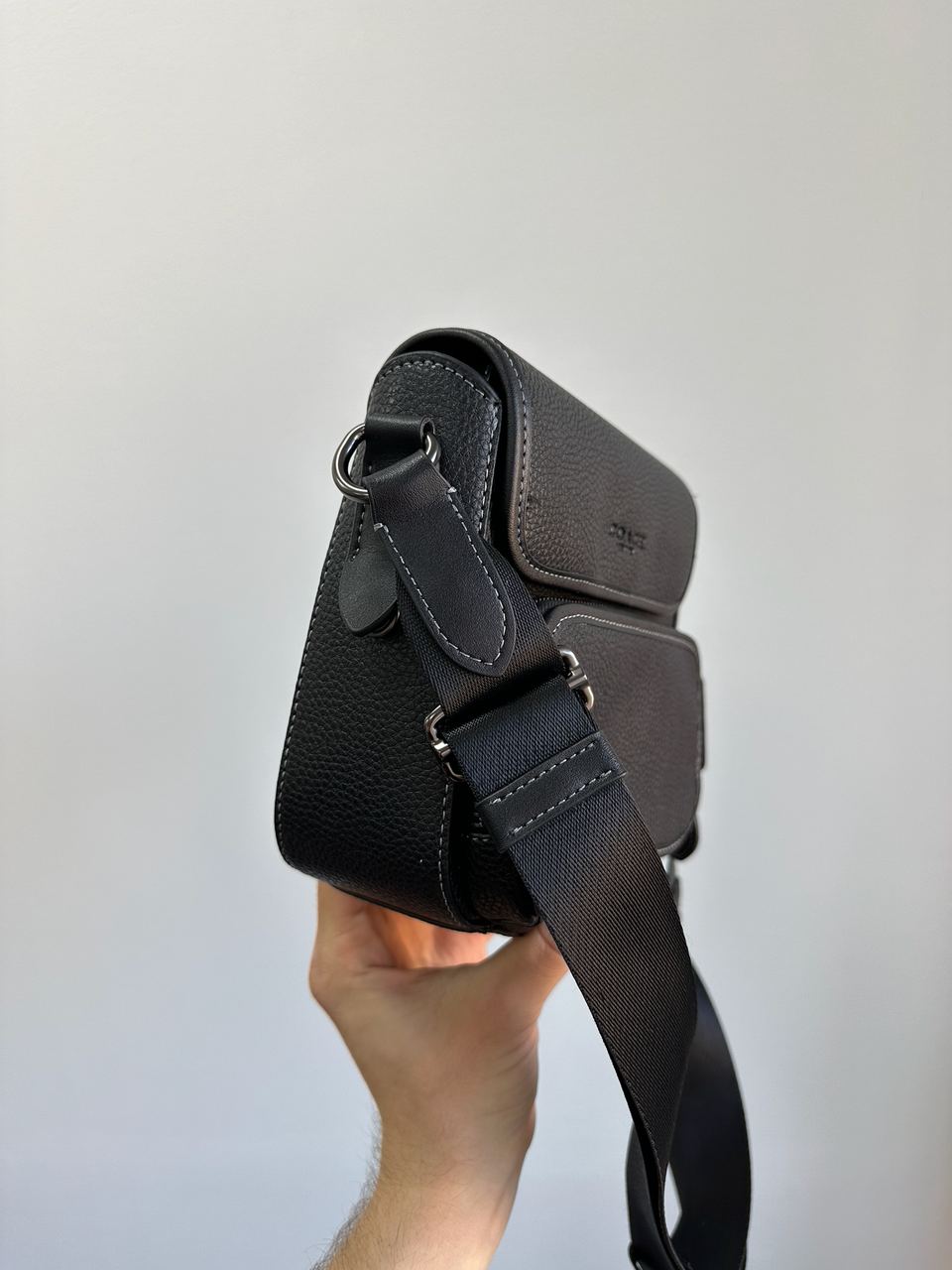 Coach Sullivan Flap Crossbody In Signature Canvas Total Black - 8