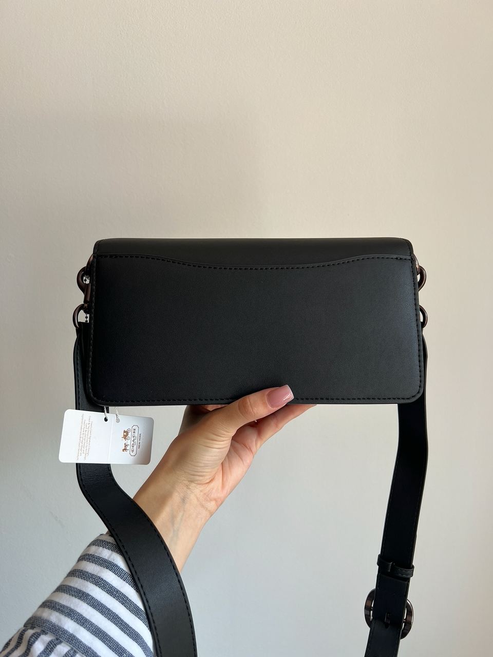 Coach Tabby Black/Grey Shoulder Bag 26 In Signature Canvas - 3