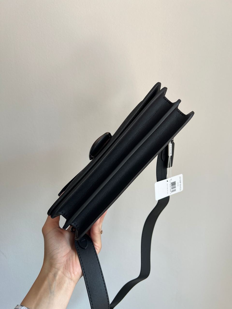 Coach Tabby Black/Grey Shoulder Bag 26 In Signature Canvas - 5