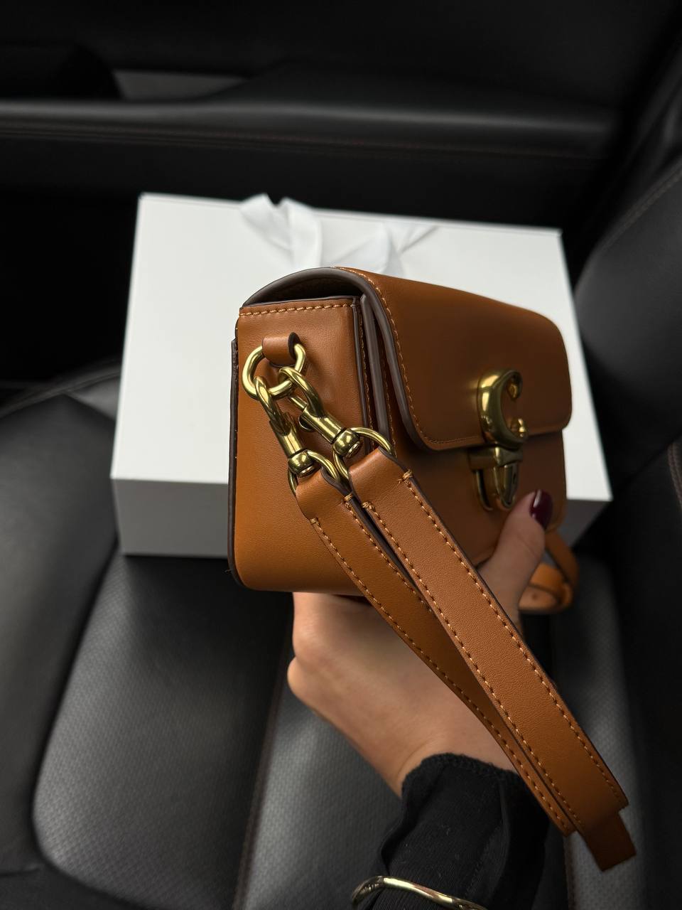 Coach Tabby Chain Clutch in Smooth Leather - 3