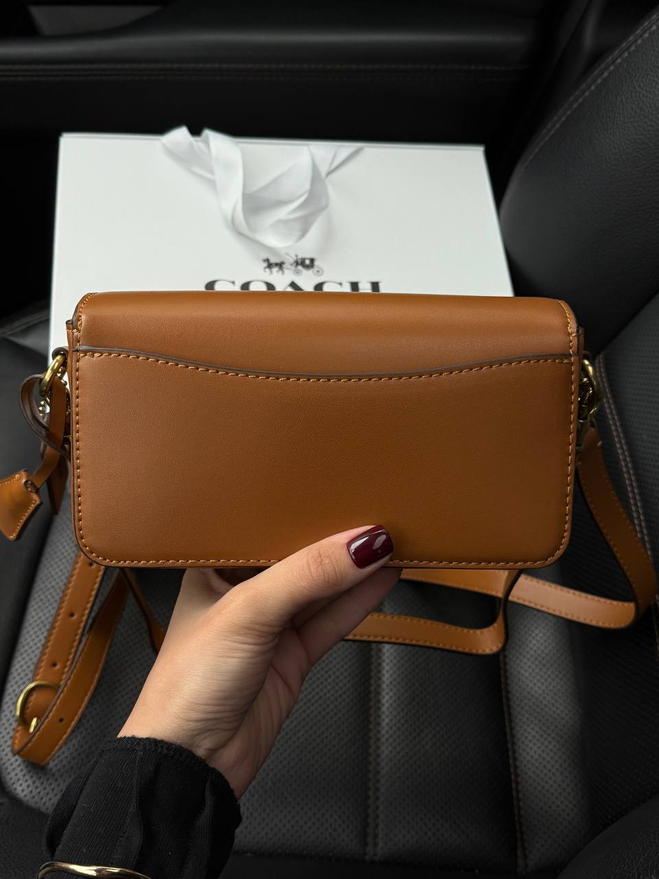 Coach Tabby Chain Clutch in Smooth Leather - 4