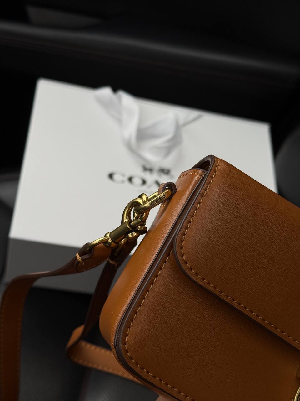 Coach Tabby Chain Clutch in Smooth Leather - 5