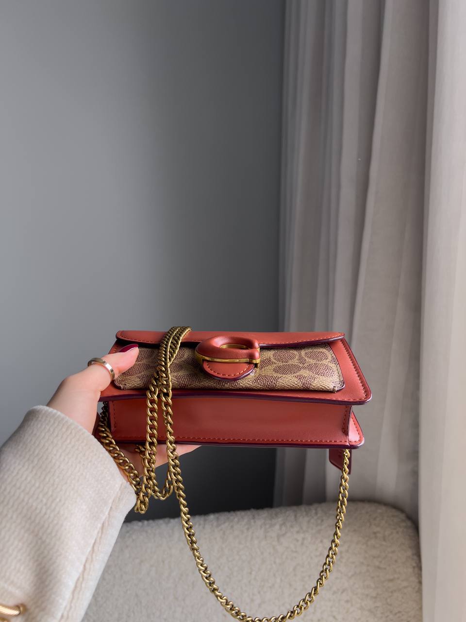 Coach Tabby Crossbody Wristlet In Signature Canvas - 18