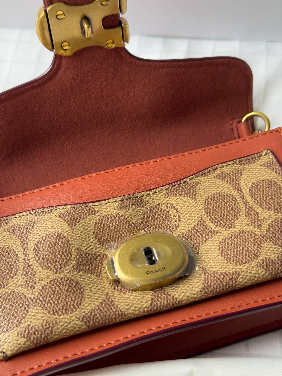 Coach Tabby Crossbody Wristlet In Signature Canvas - 20