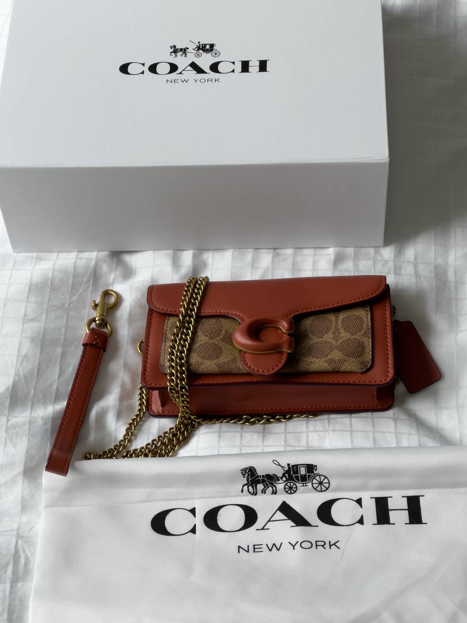 Coach Tabby Crossbody Wristlet In Signature Canvas - 3