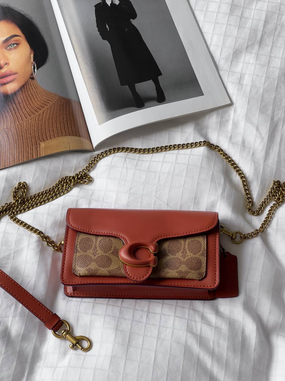 Coach Tabby Crossbody Wristlet In Signature Canvas - 9