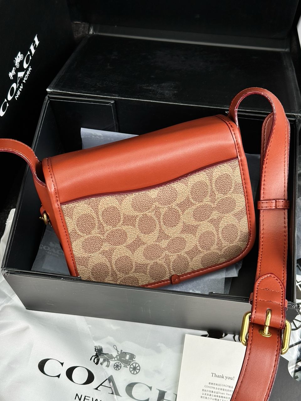 Coach Tabby Messenger In Signature Canvas - 13