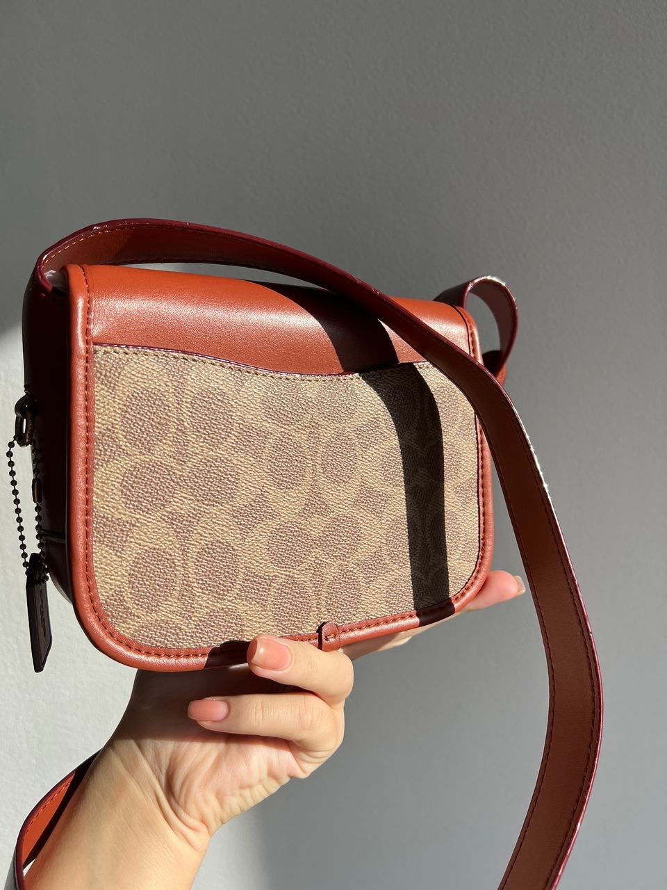 Coach Tabby Messenger In Signature Canvas - 15