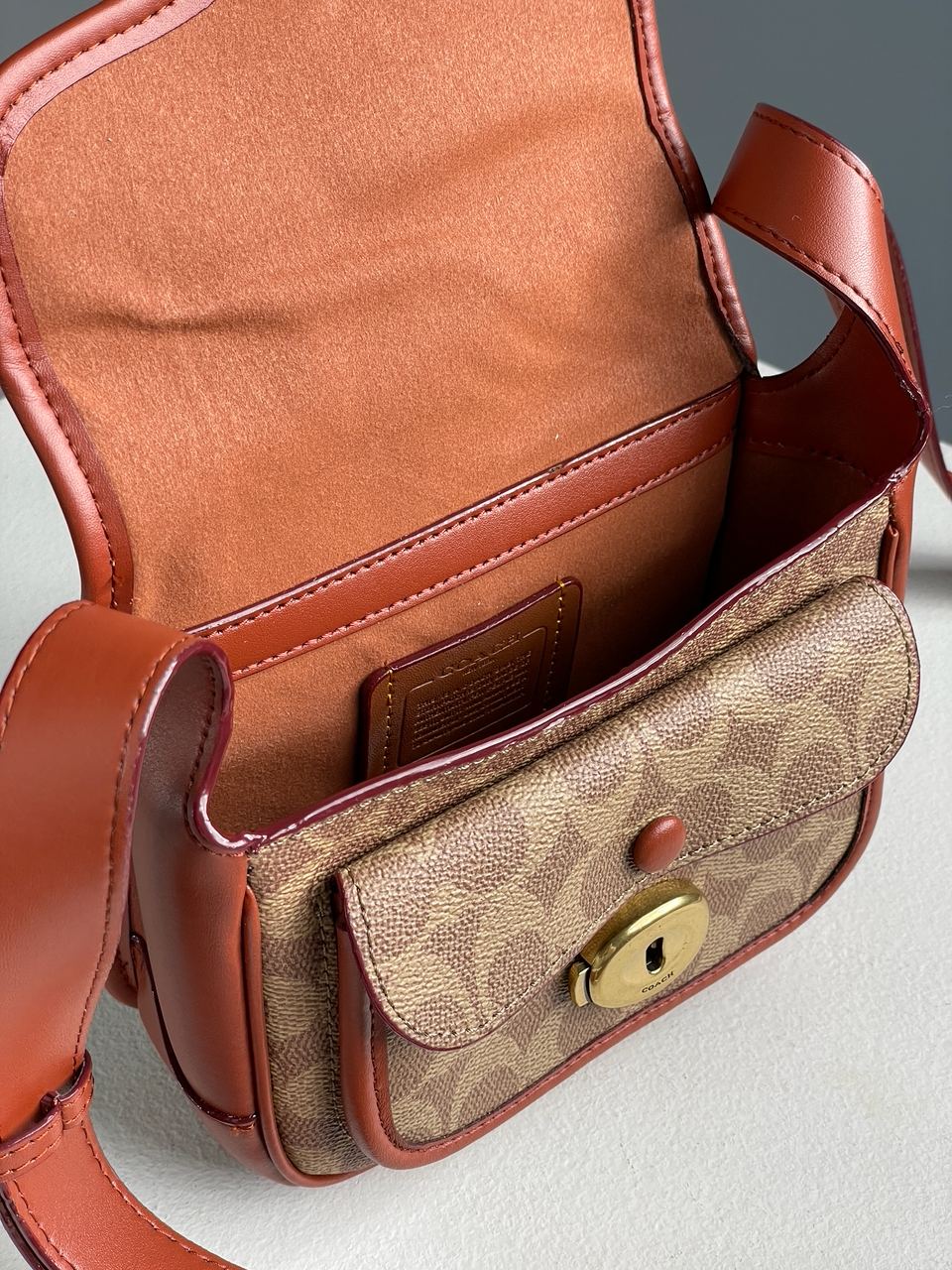 Coach Tabby Messenger In Signature Canvas - 23