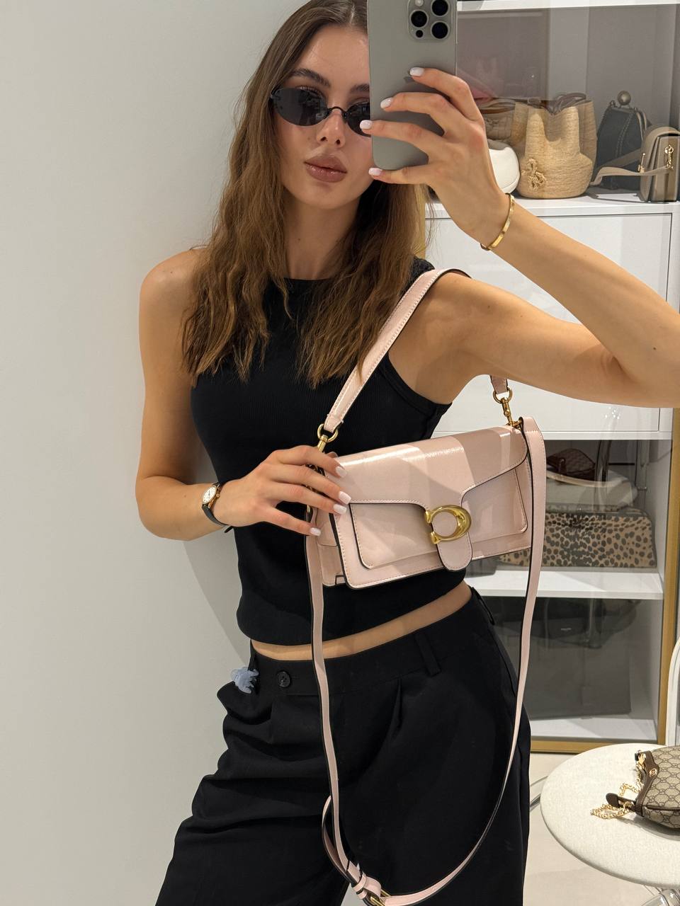 Coach Tabby Shoulder Baby Pink Bag - 5