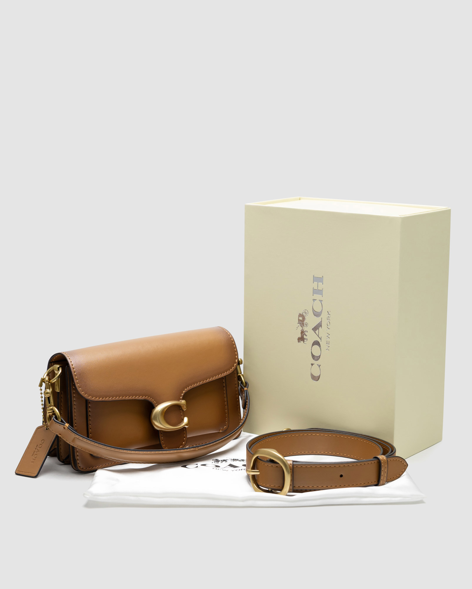 Coach Tabby Shoulder Bag 20 Brown/Gold - 9