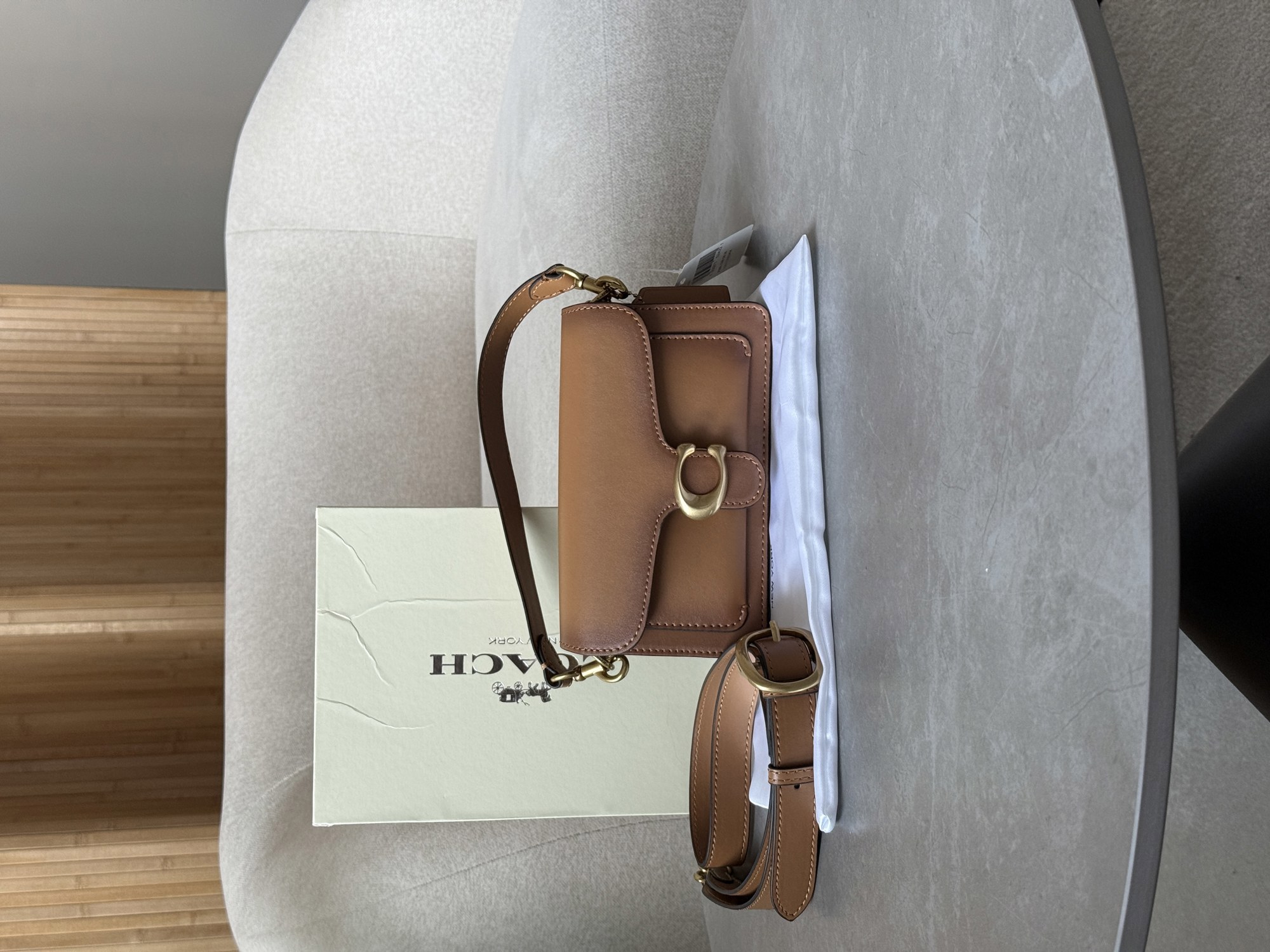 Coach Tabby Shoulder Bag 20 Brown/Gold - 11