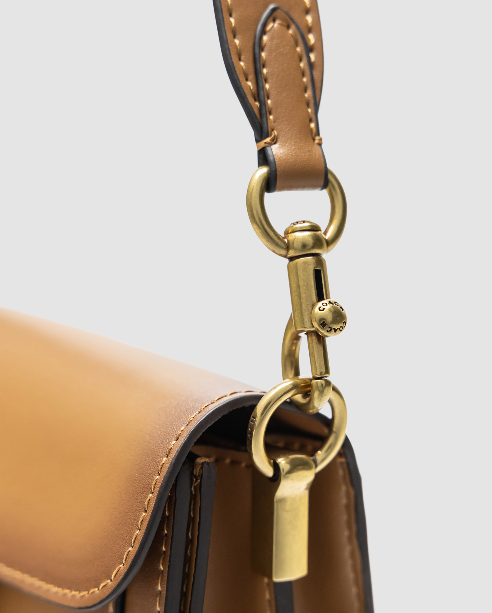 Coach Tabby Shoulder Bag 20 Brown/Gold - 5