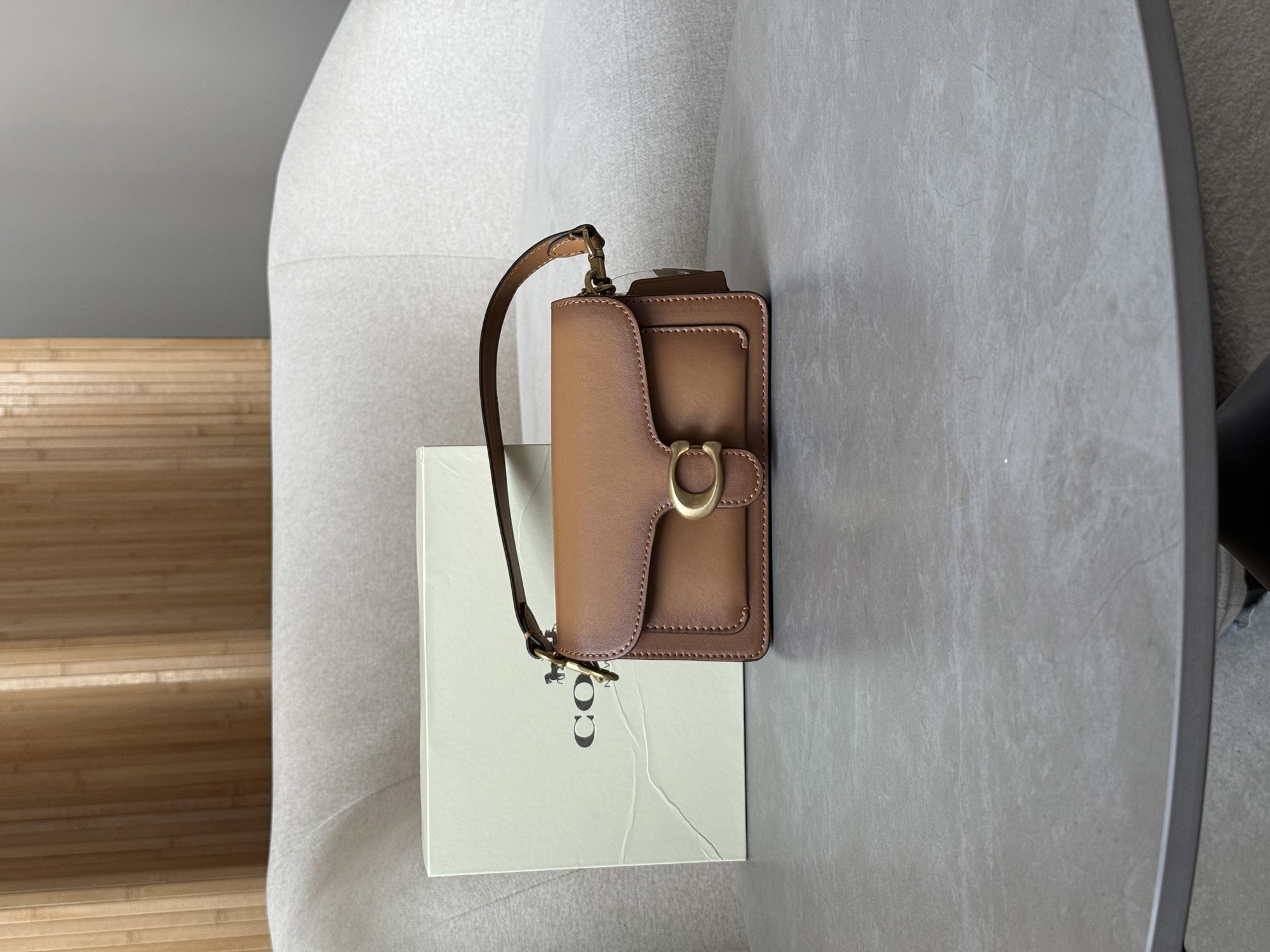 Coach Tabby Shoulder Bag 20 Brown/Gold - 12