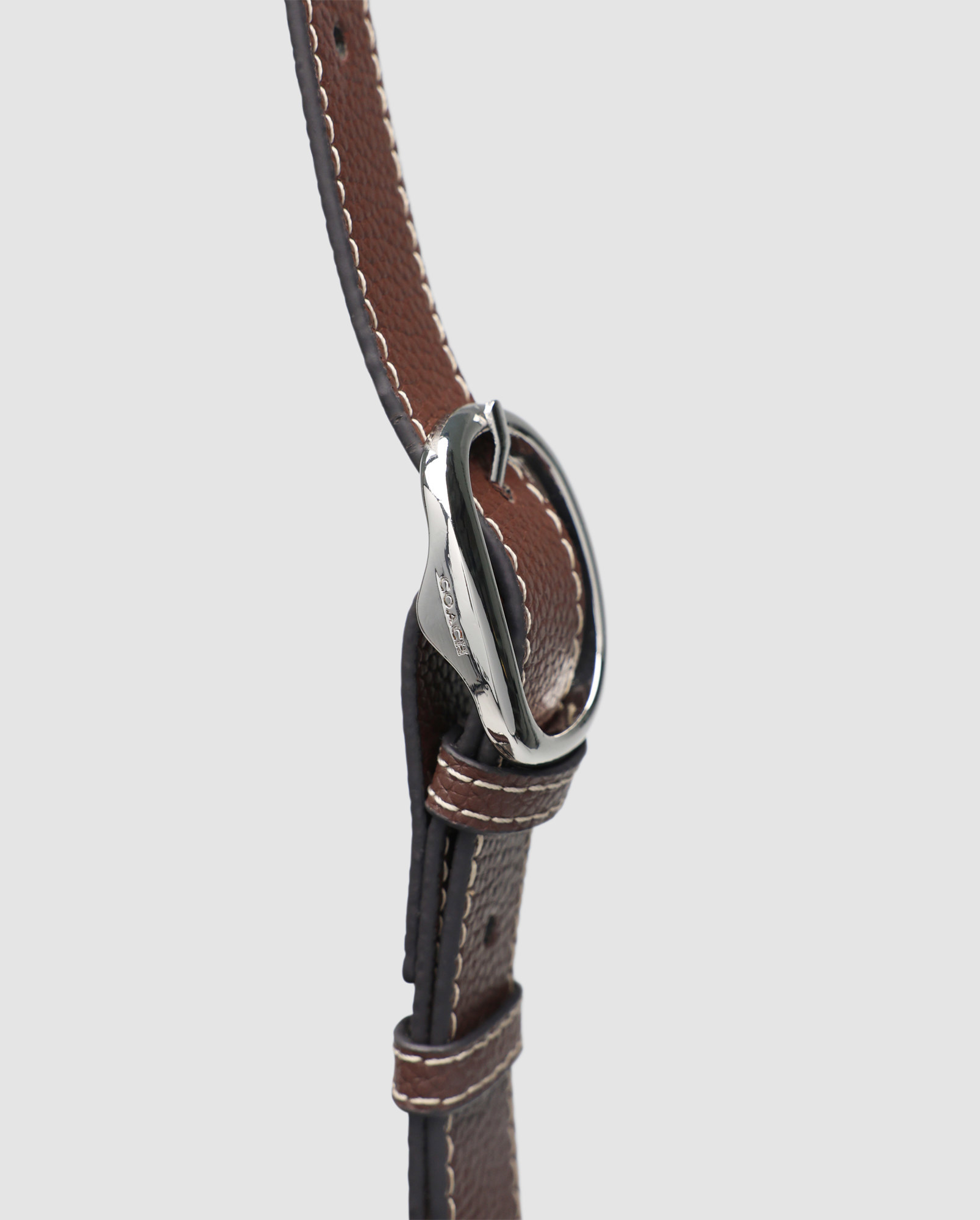 Coach Tabby Shoulder Bag 20 Dark Brown/Silver - 4