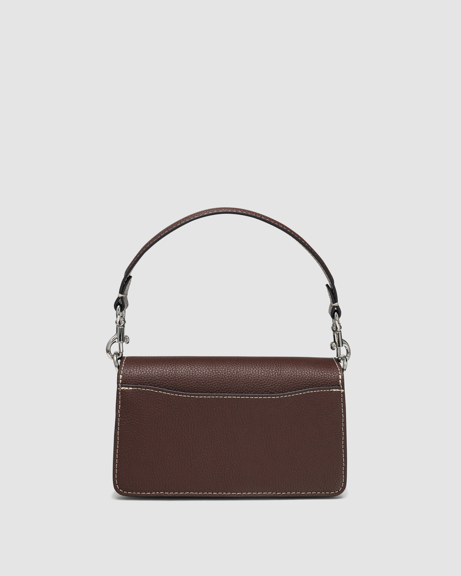 Coach Tabby Shoulder Bag 20 Dark Brown/Silver - 2