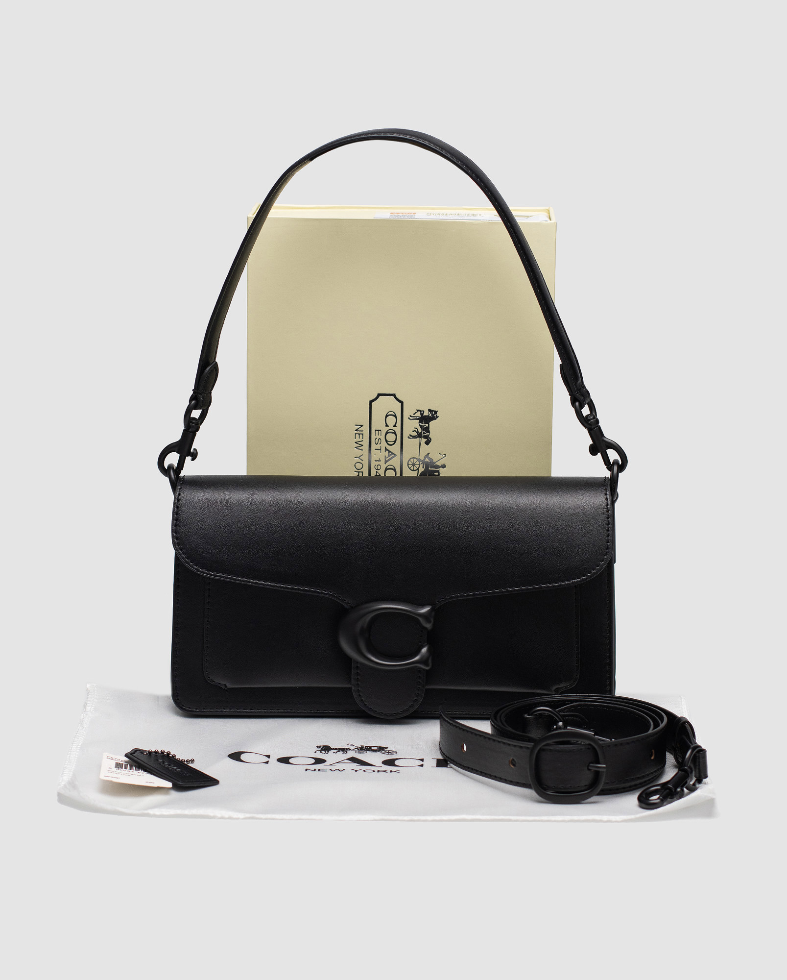 Coach Tabby Shoulder Bag 26 Black/Black (інша підкладка) - 5
