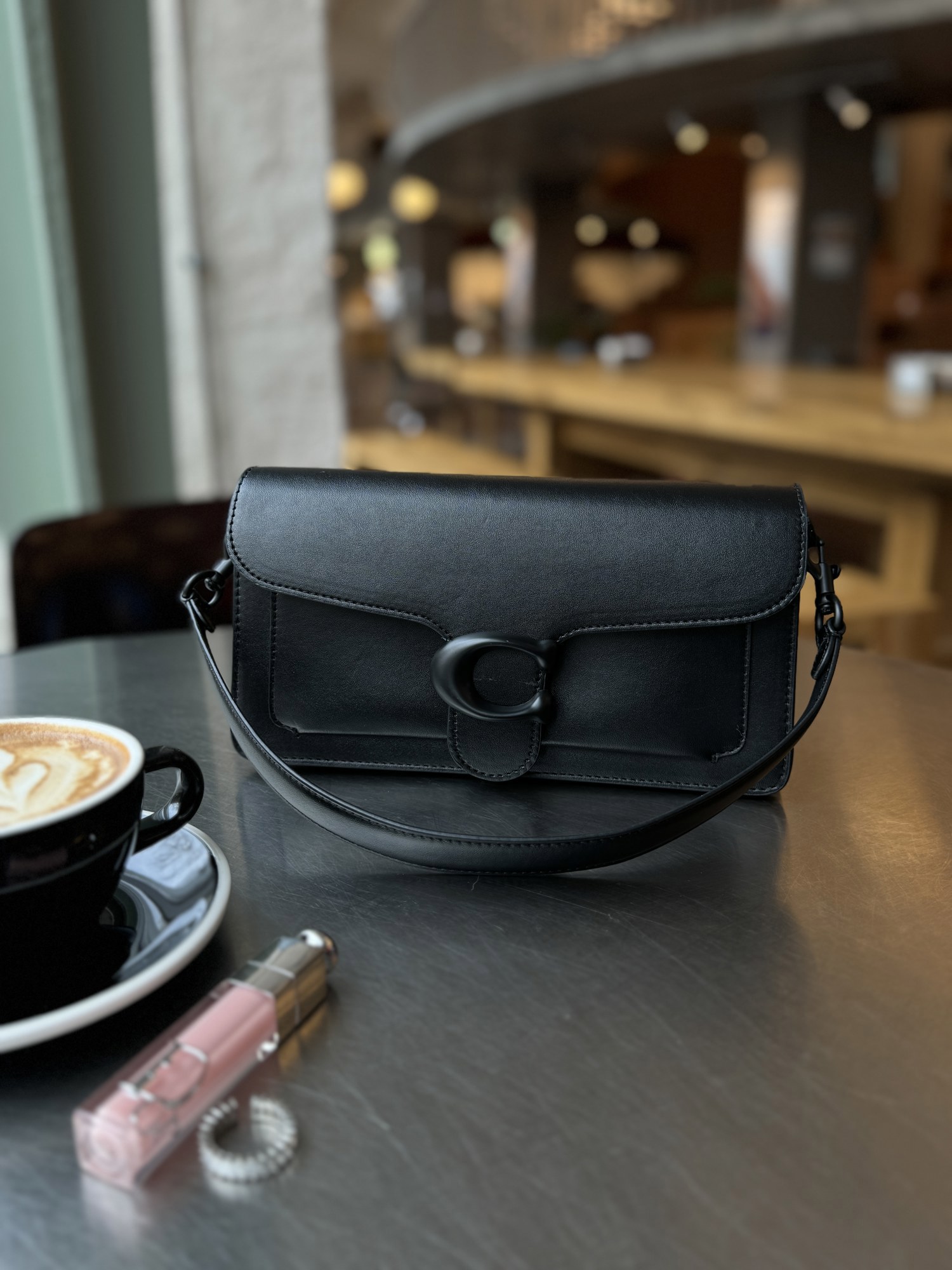Coach Tabby Shoulder Bag 26 Black/Black (інша підкладка) - 14