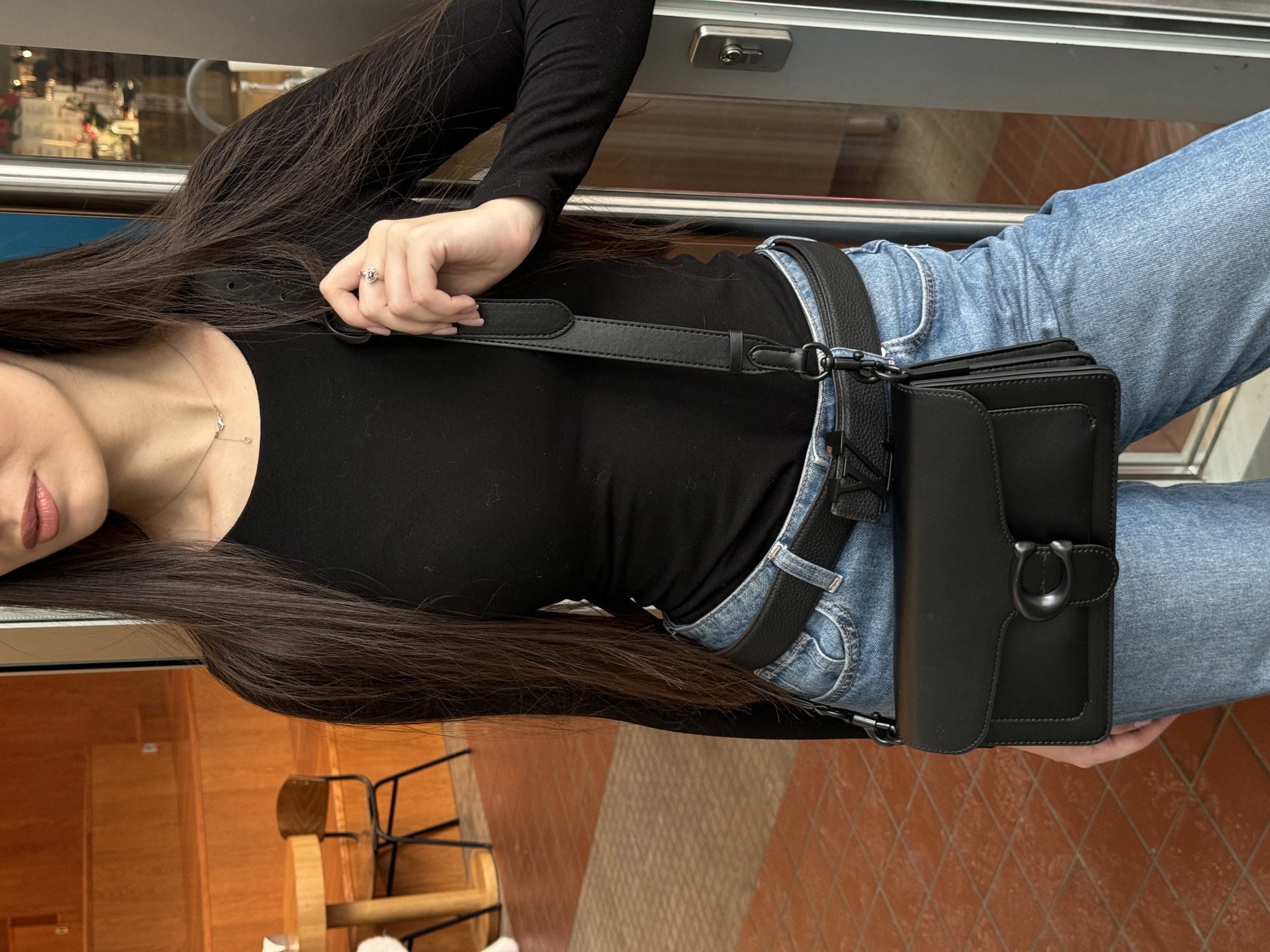 Coach Tabby Shoulder Bag 26 Black/Black (інша підкладка) - 8