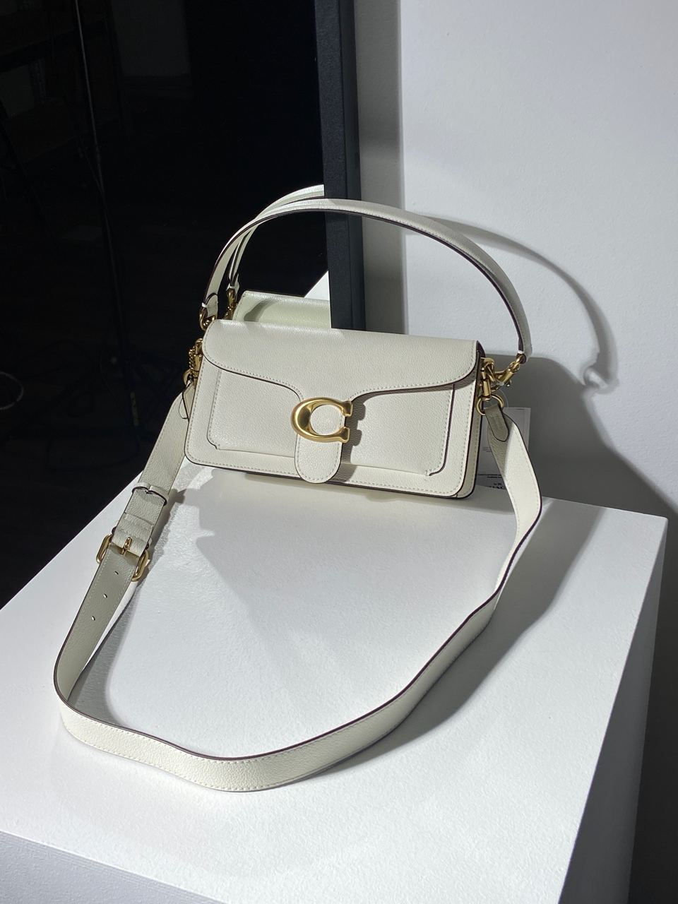 Coach Tabby Shoulder Bag 26 Brass/Chalk - 7