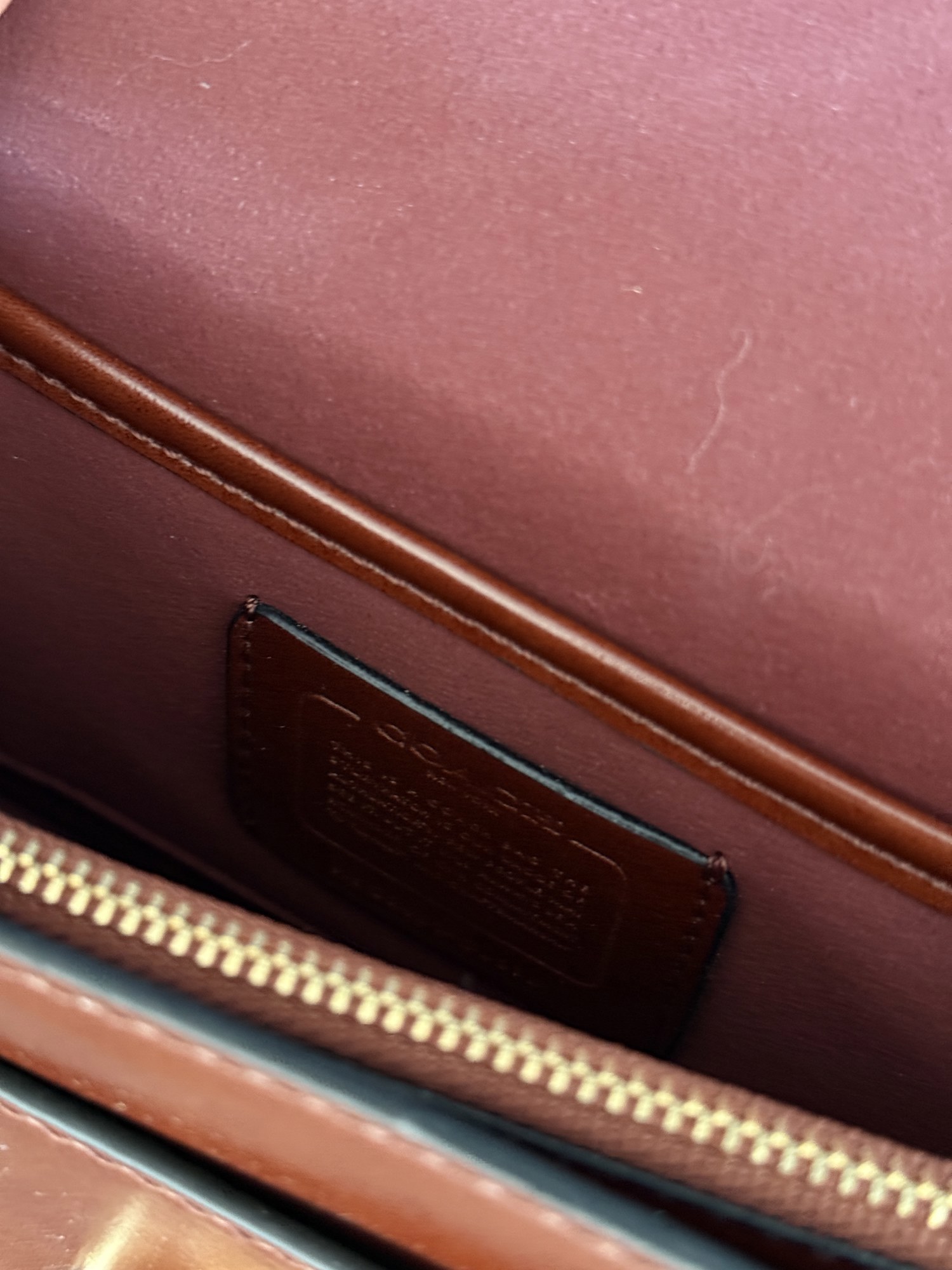 Coach Tabby Shoulder Bag 26 Brown/Gold (магнітна коробка) - 14