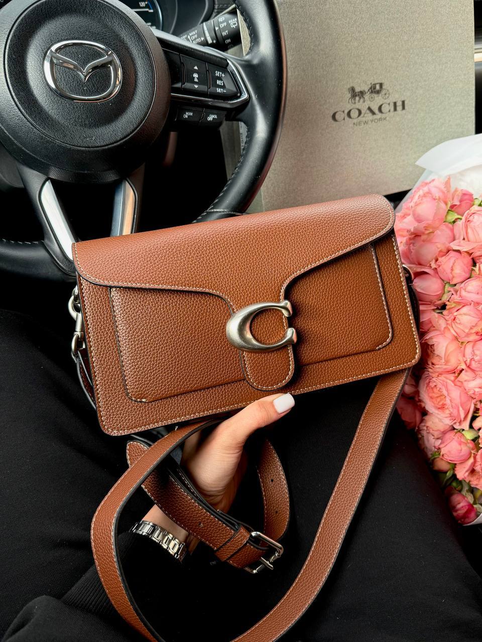 Coach Tabby Shoulder Bag 26 Brown - 2