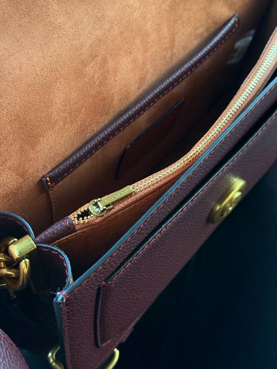 Coach Tabby Shoulder Bag 26 Burgundy - 10