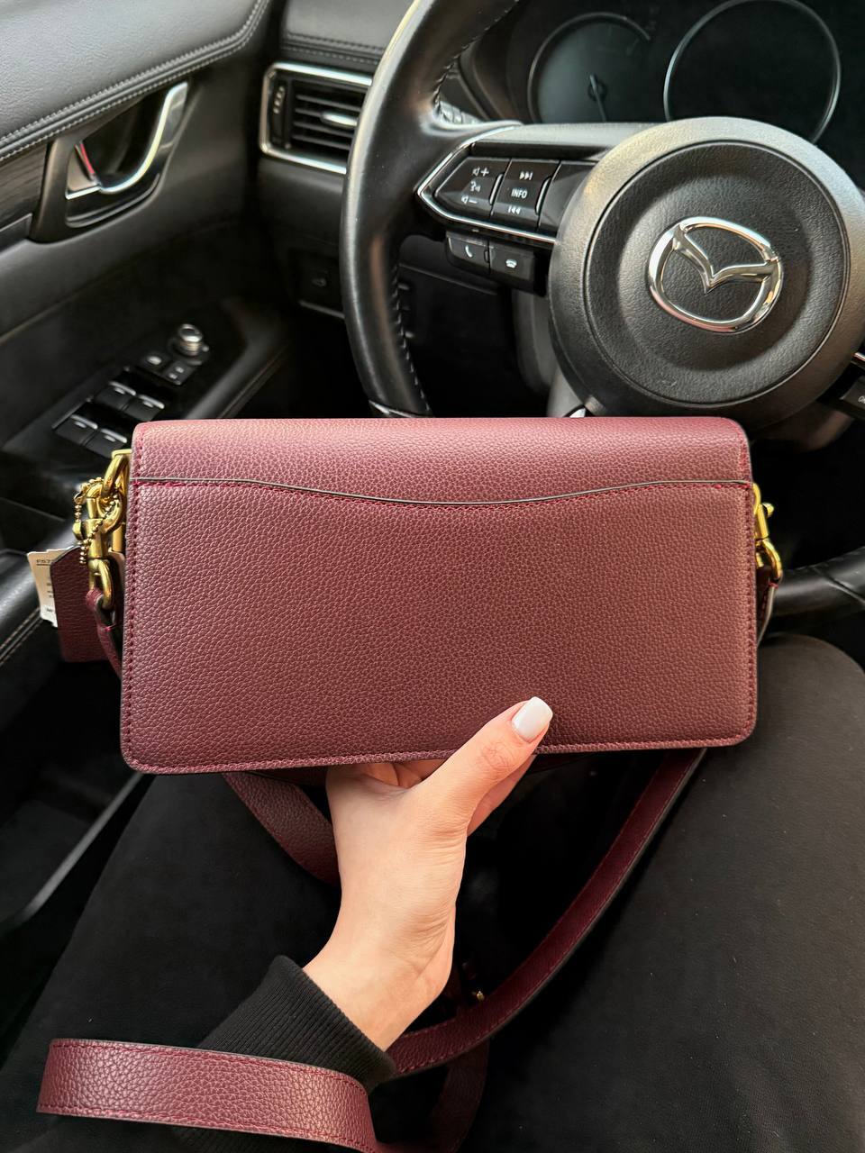 Coach Tabby Shoulder Bag 26 Burgundy - 7