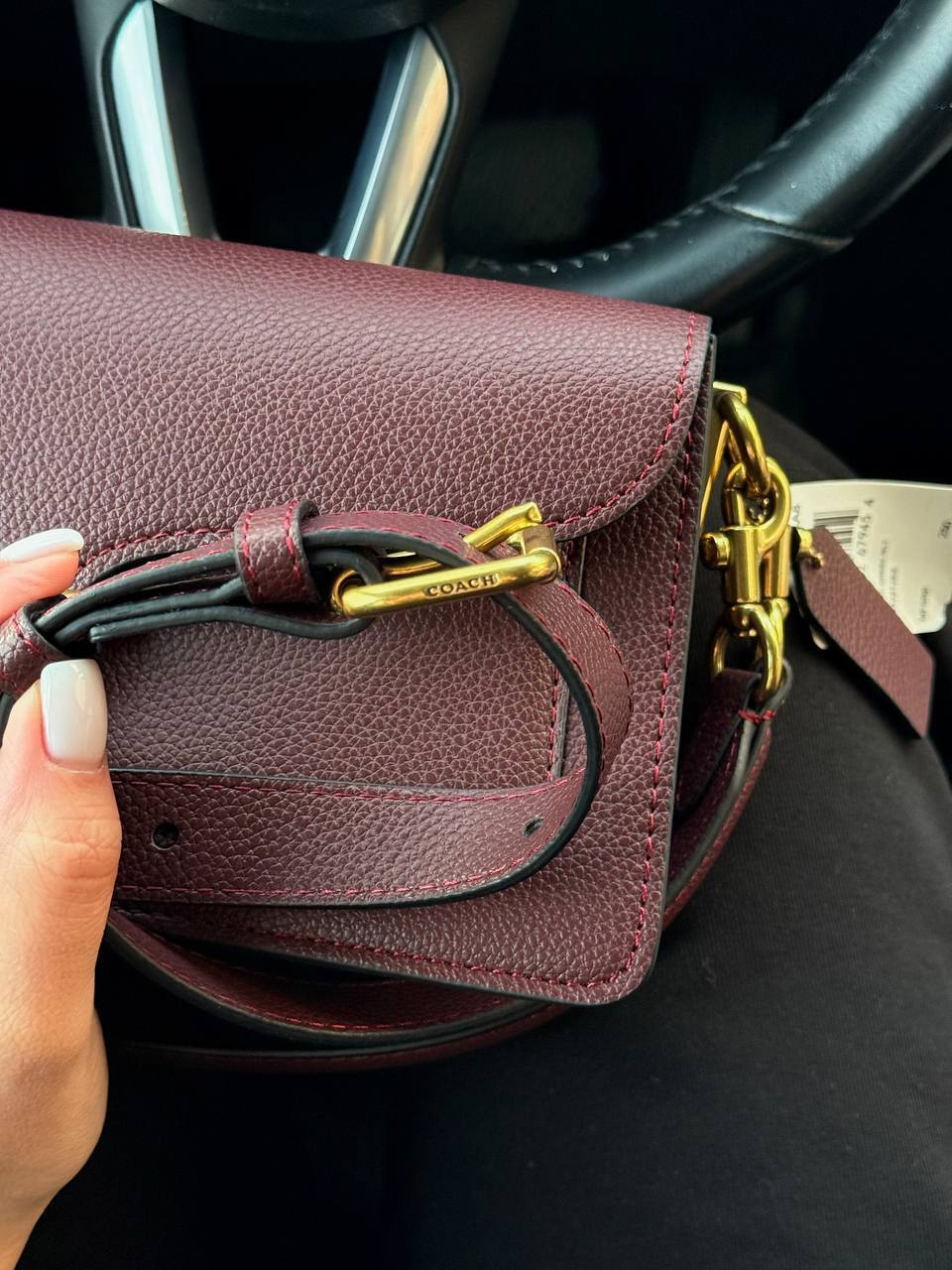 Coach Tabby Shoulder Bag 26 Burgundy - 8