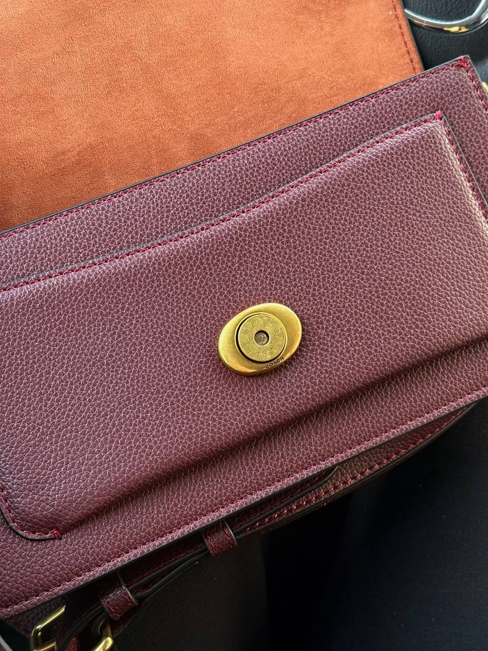 Coach Tabby Shoulder Bag 26 Burgundy - 9