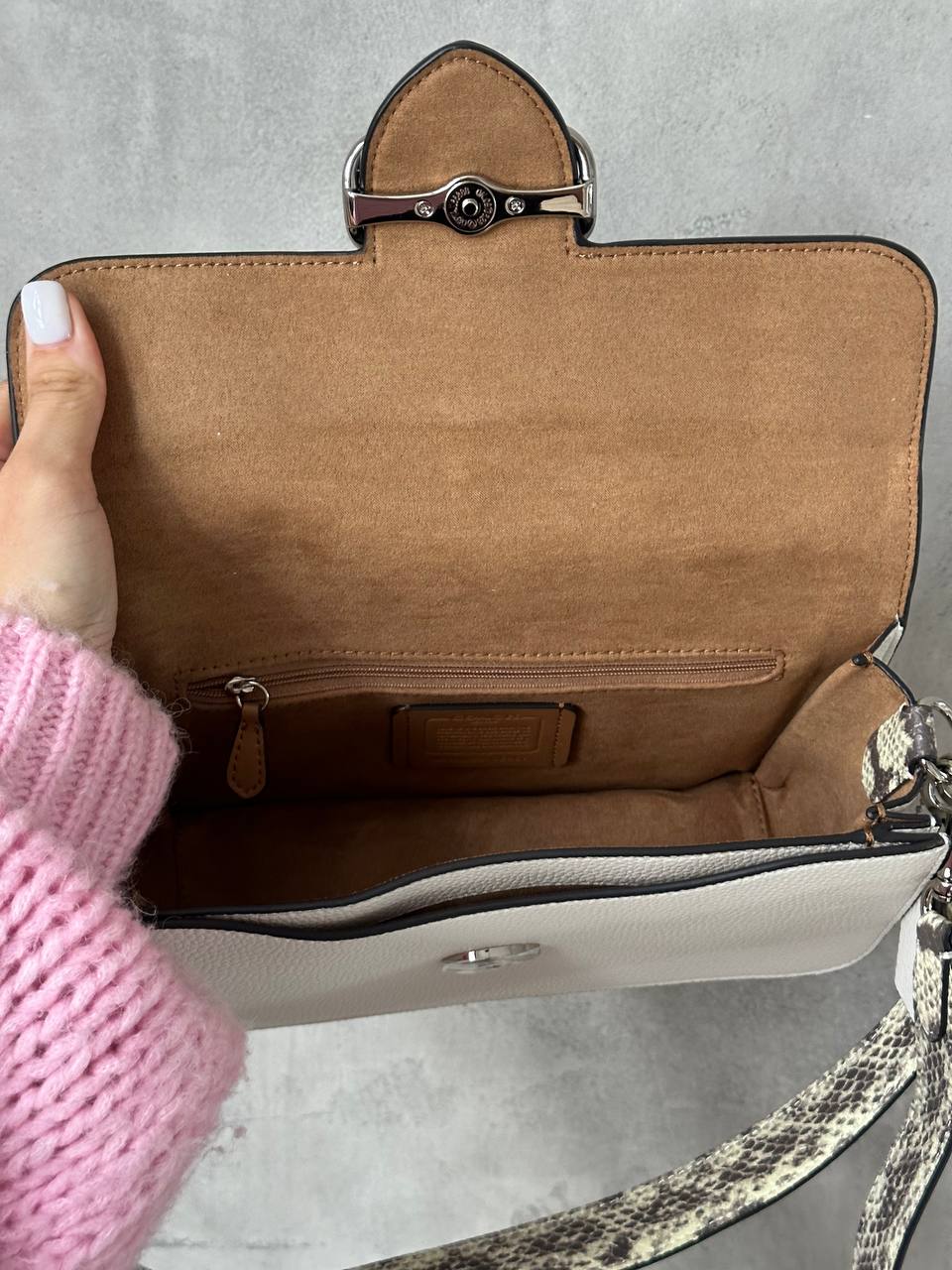 Coach Tabby Shoulder Bag 26 In Chalk White - 4