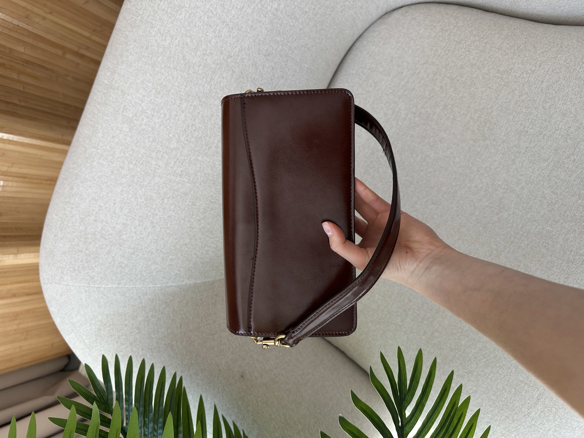 Coach Tabby Shoulder Bag 26 in Polished Pebble Leather Maple/Go - 15