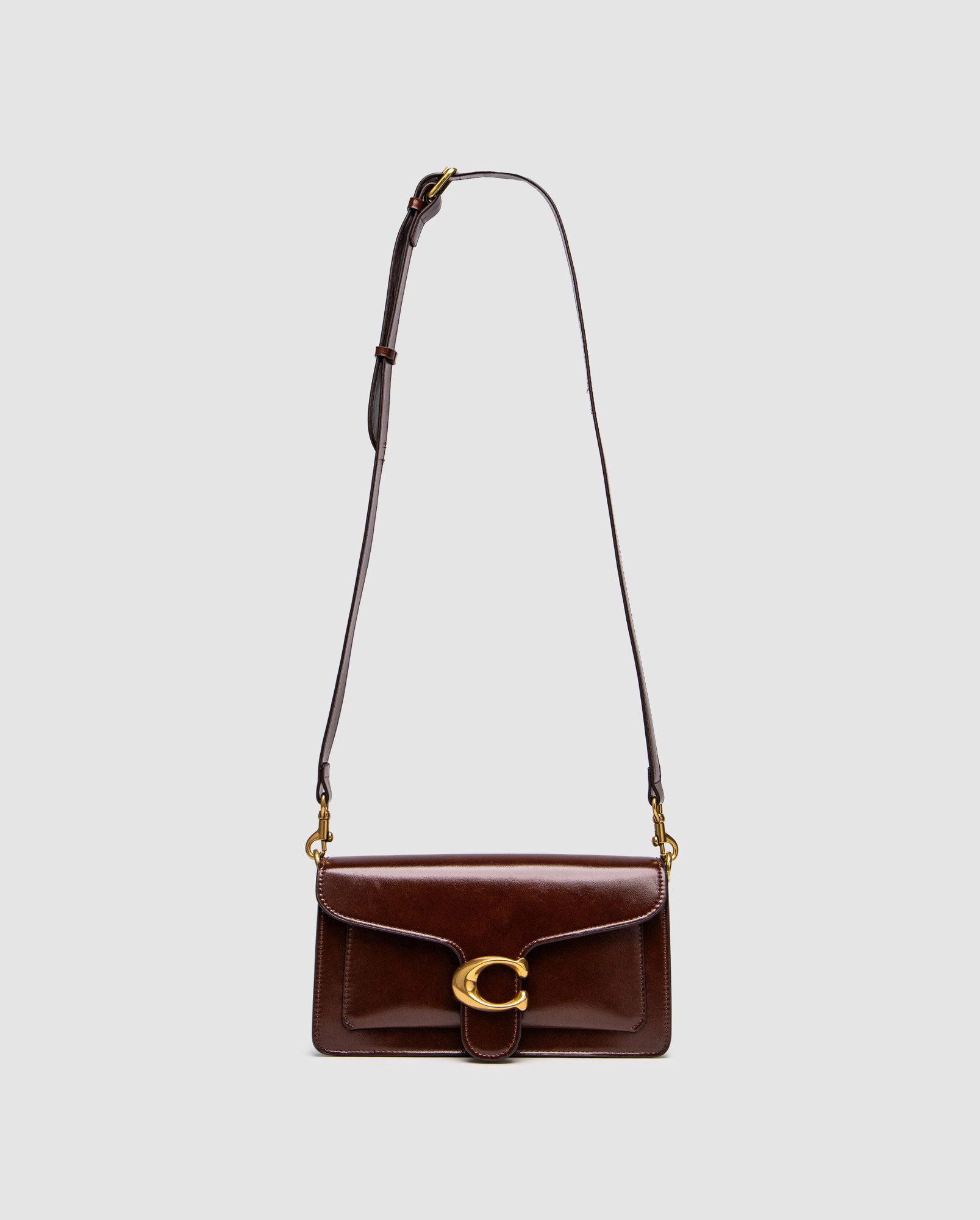 Coach Tabby Shoulder Bag 26 in Polished Pebble Leather Maple/Go - 3