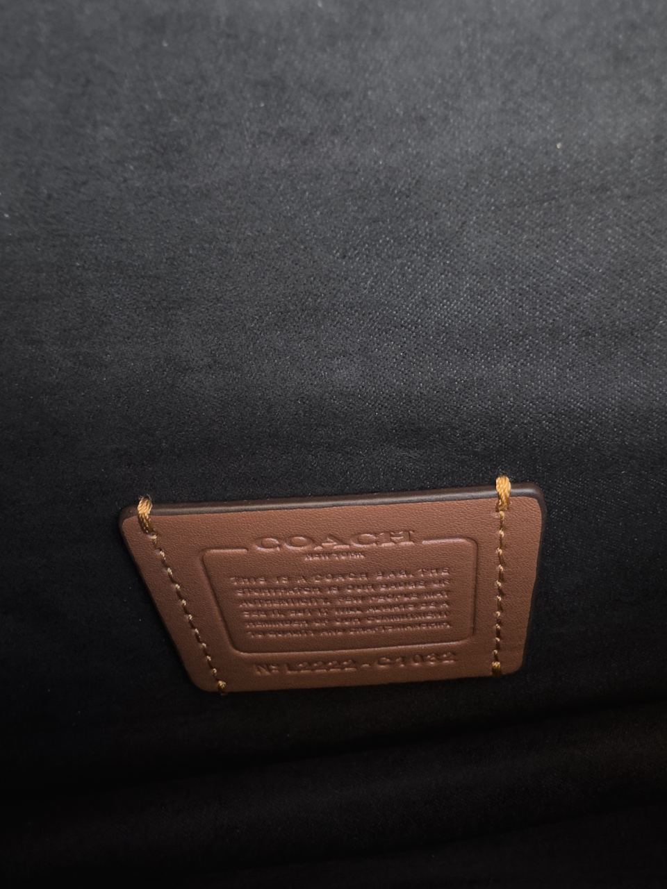 Coach Tabby Shoulder Bag 26 With Signature Canvas - Black - 23