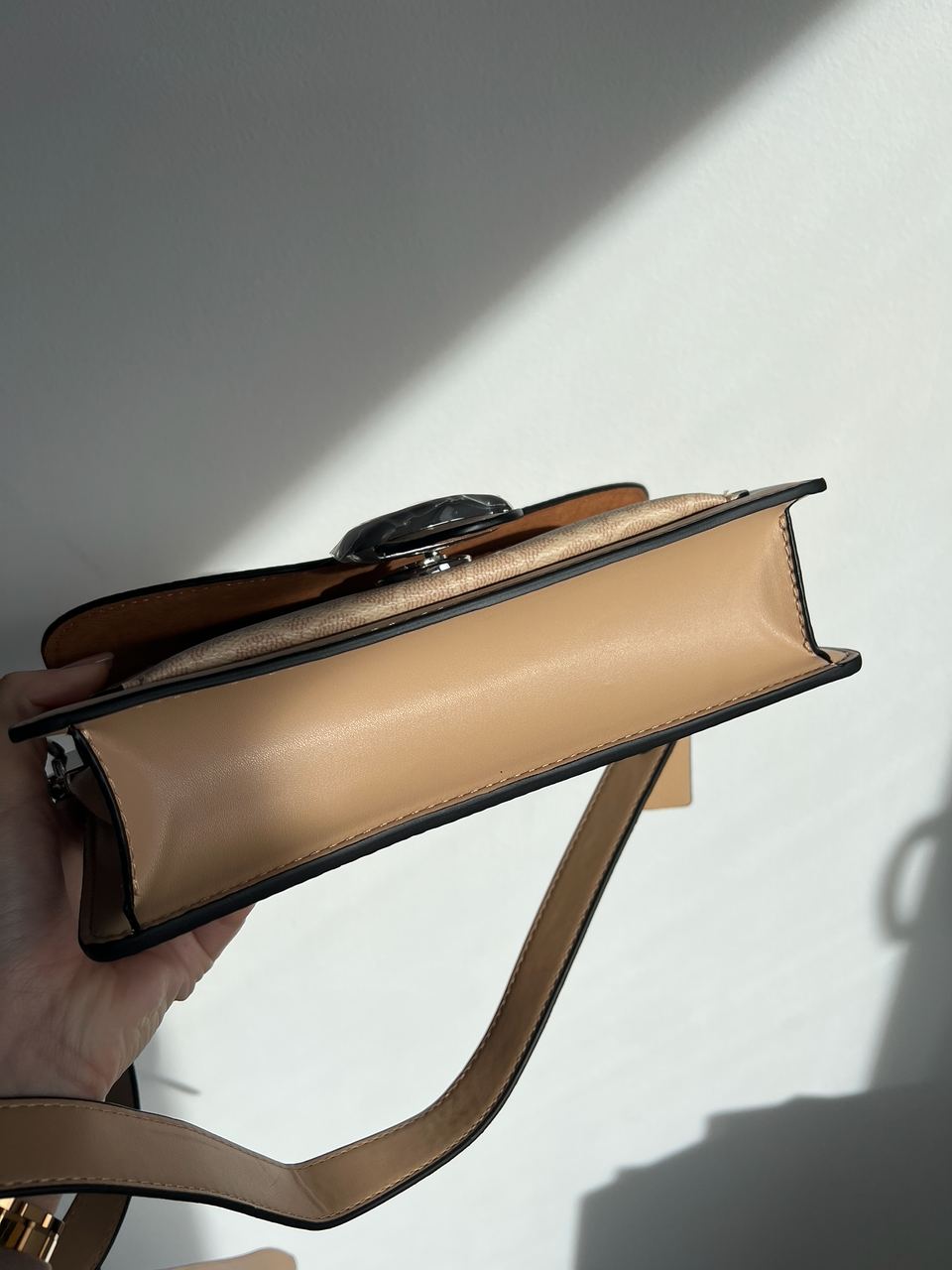 Coach Tabby Shoulder Bag 26 With Signature Canvas Sand Taupe - 21