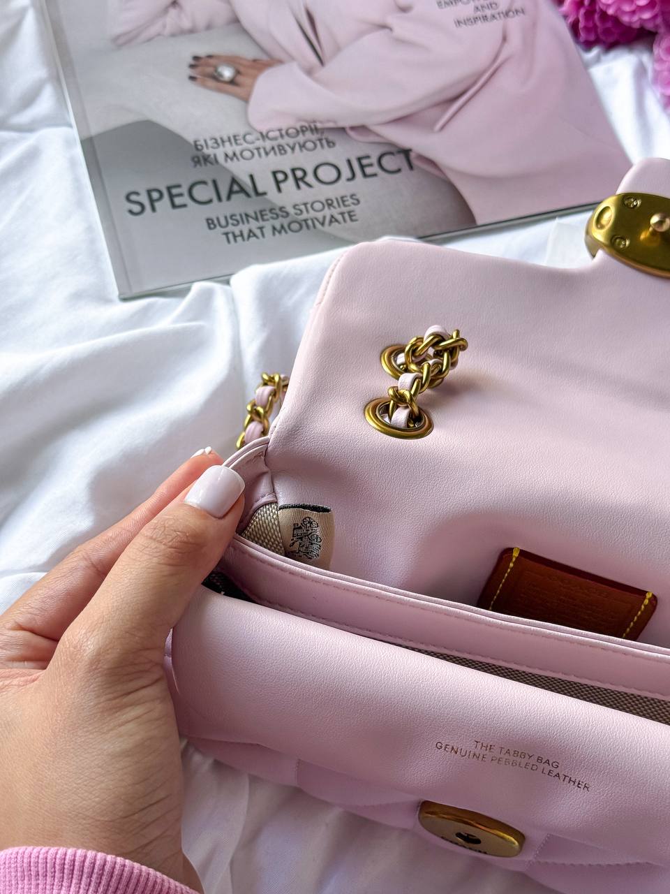 Coach Tabby Shoulder Bag With Pillow Quilting MINI Pink - 16