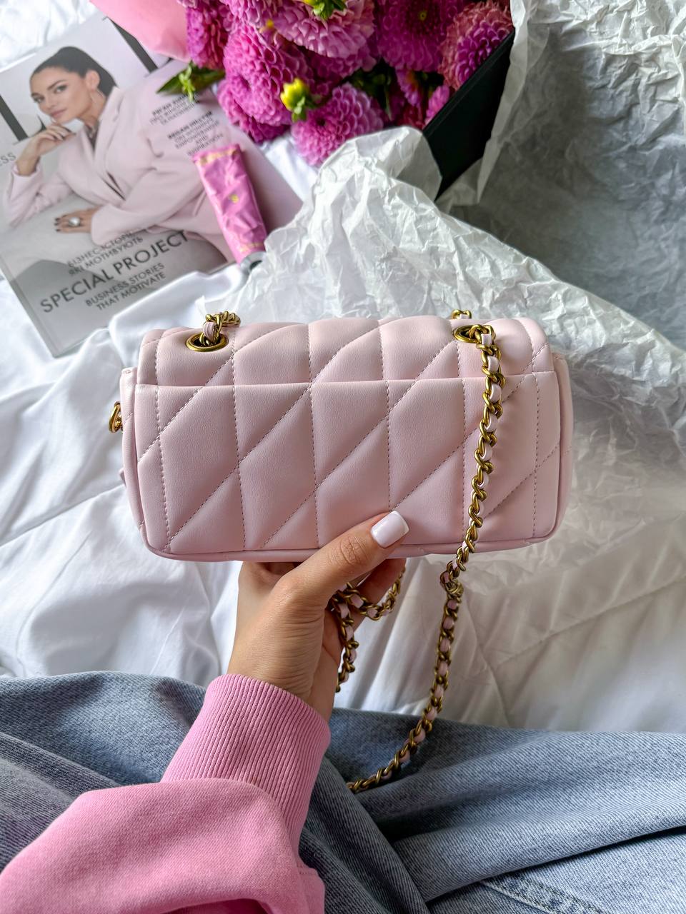 Coach Tabby Shoulder Bag With Pillow Quilting MINI Pink - 6