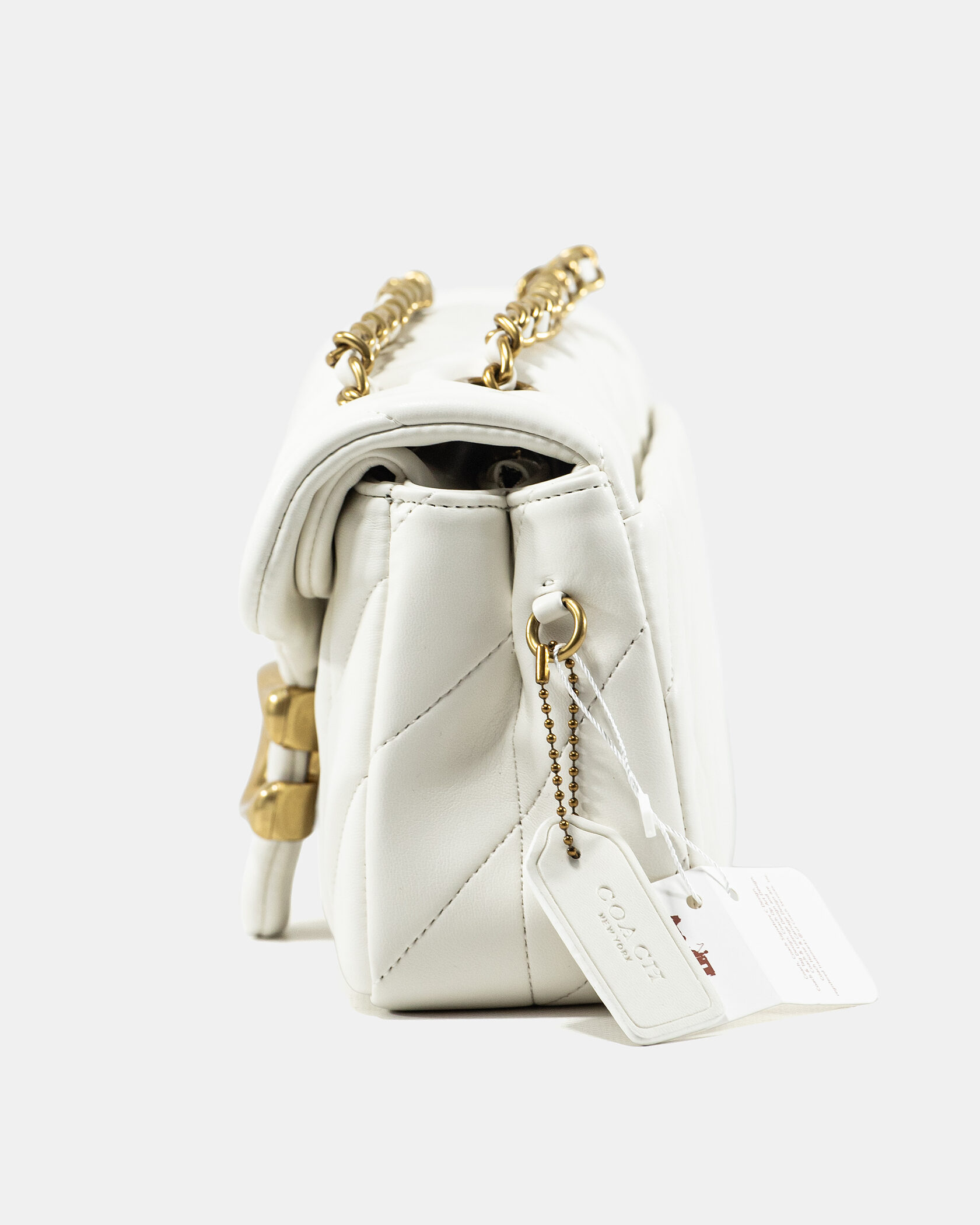 Coach Tabby Shoulder Bag With Pillow Quilting White - 7