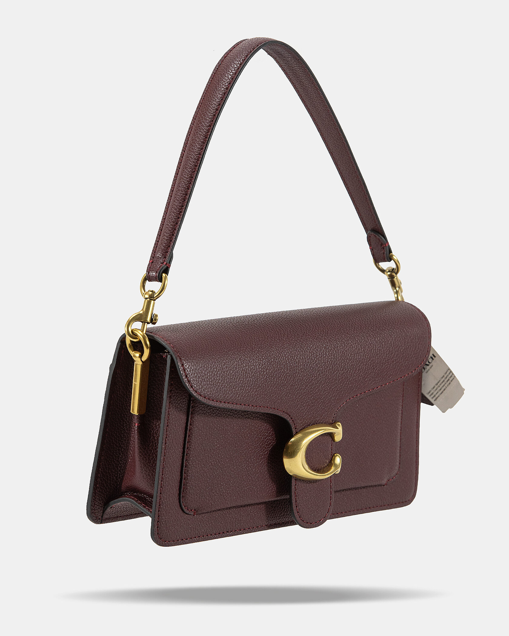 Coach Tabby Small Shoulder Bag in Oxblood/Burgundy Leather - 5
